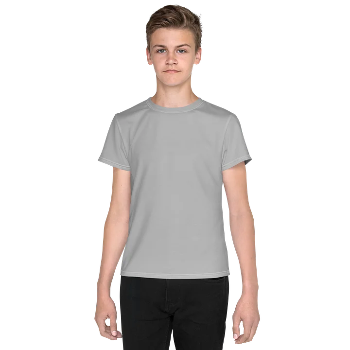 Minimal Gray All-Over Print Youth Tee product image (2)