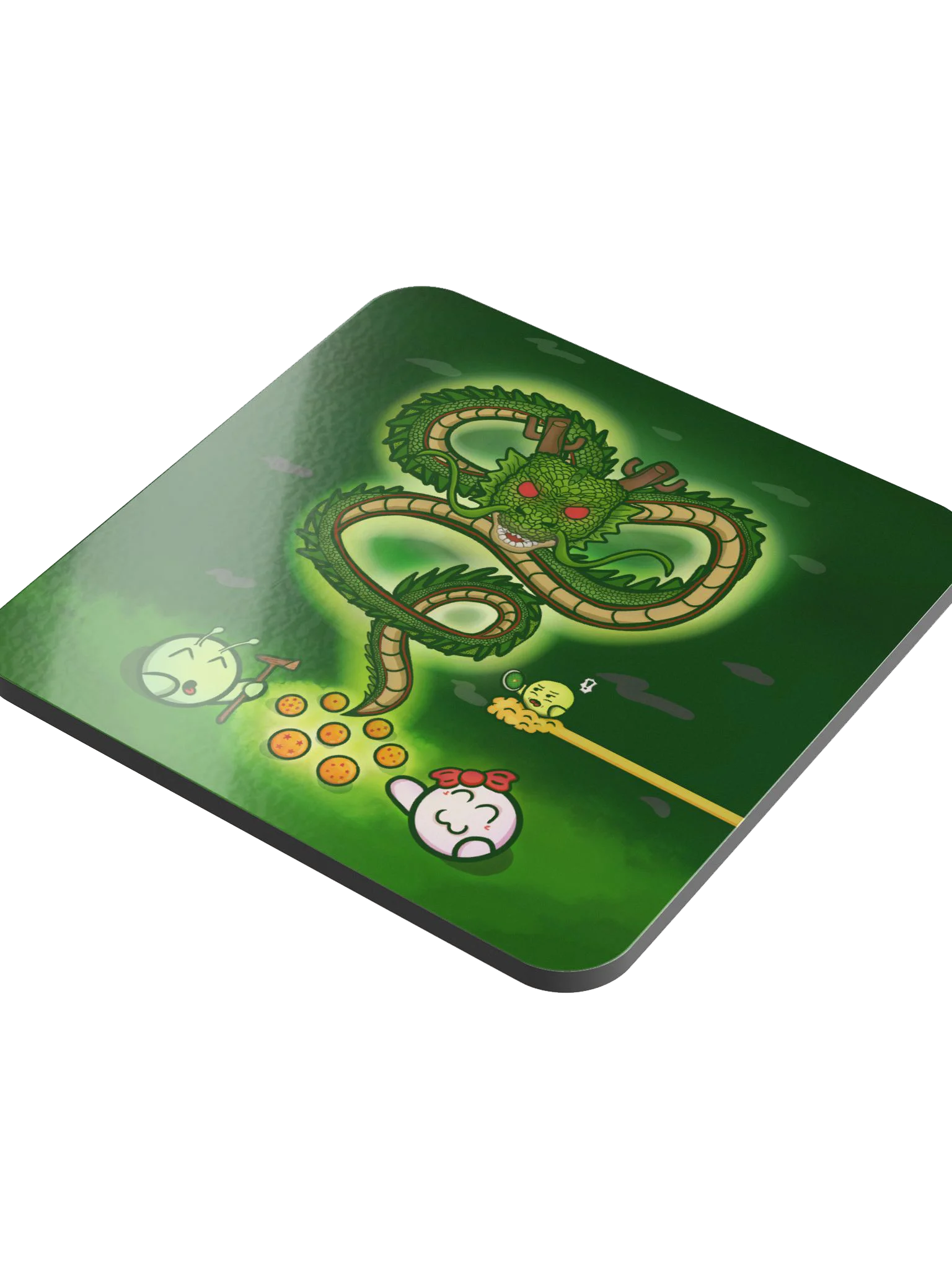 Dango Dragon Year - Glossed Cork Coaster product image (3)