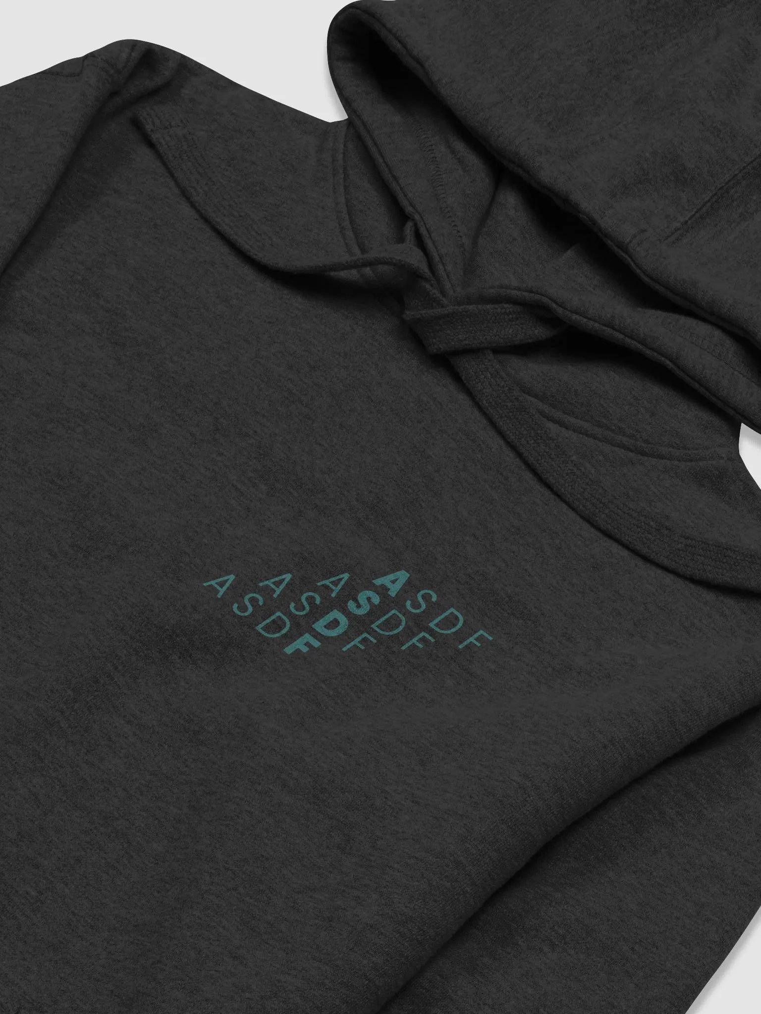 ASDF Hoodie (Teal Logo) product image (20)