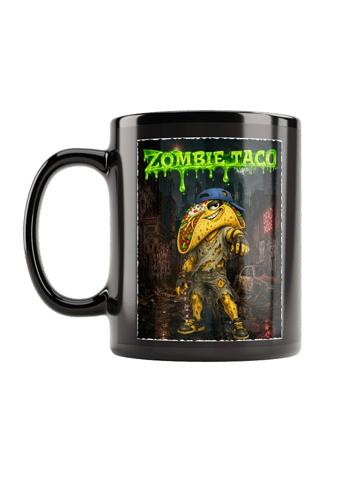 Zombie Taco Black Mug - The Taco family product image (1)