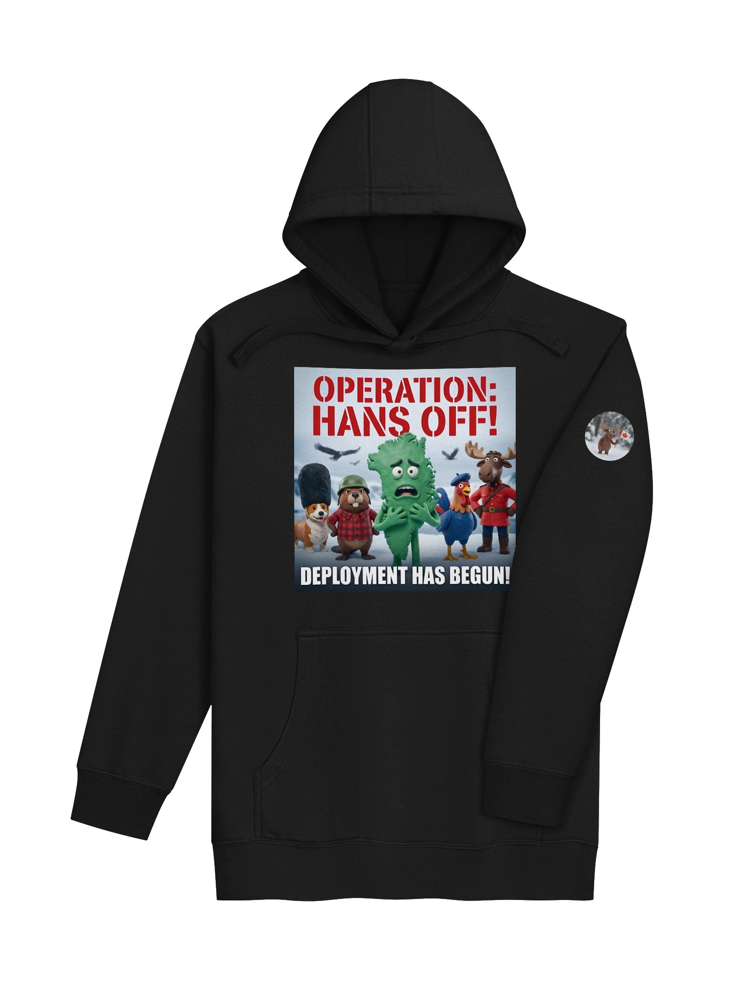 Operation: Hans Off! | Character Lineup Hoodie (Black) product image (4)