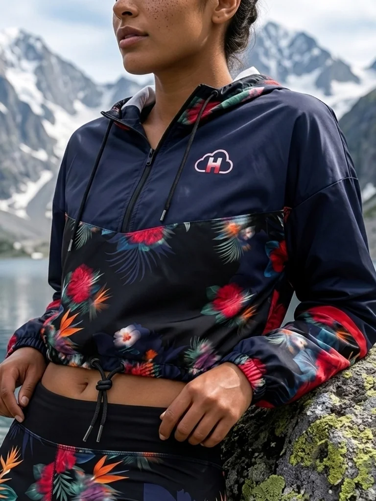 Flower Dust — Cropped Windbreaker product image (1)