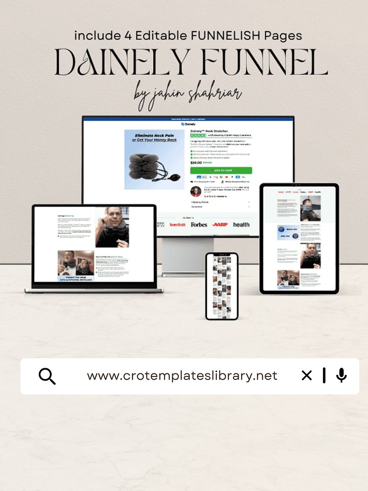 Dainely Neck Stretcher Funnelish Templates product image (1)