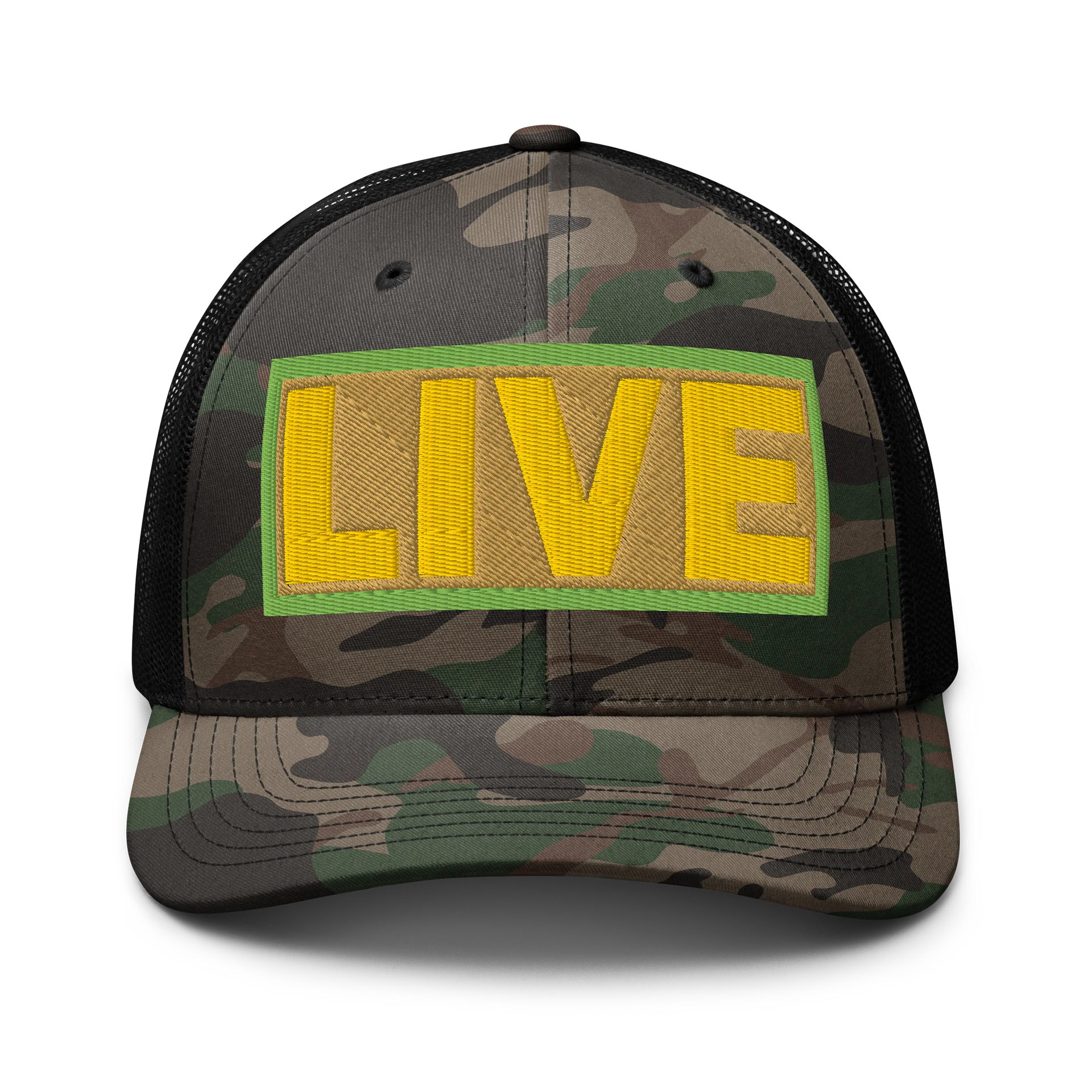 LIVE Action Camo Trucker Hat product image (1)