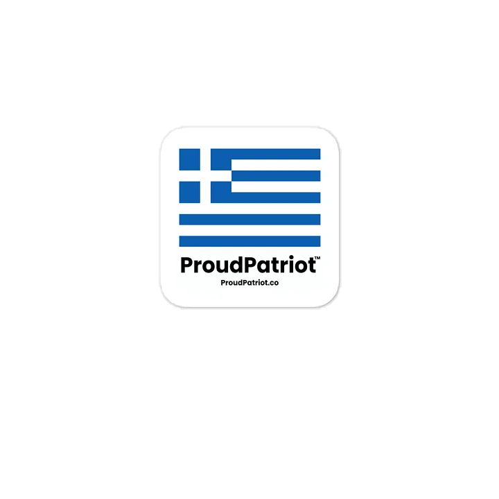 Greece Flag Vinyl Sticker product image (1)