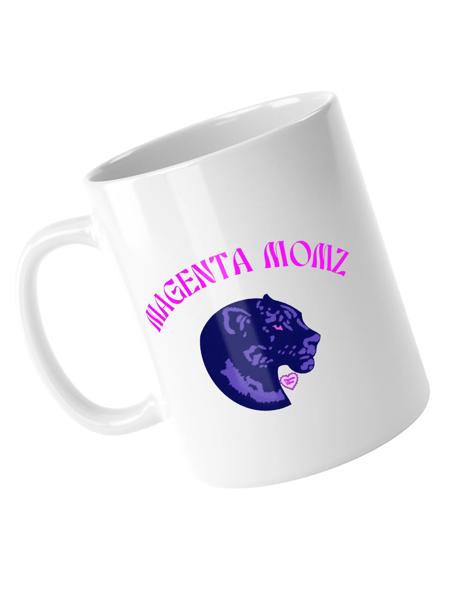 MAGENTA MOMZ PANTHER HEAD MUG product image (5)