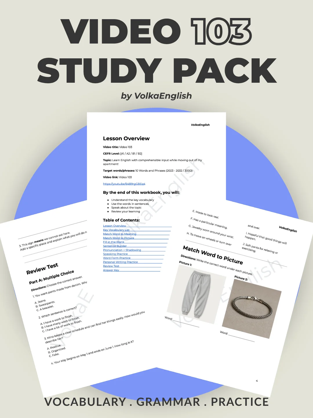 Video 103 Study Pack product image (1)