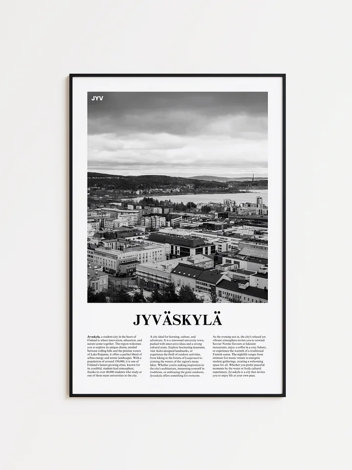 Jyvaskyla 01 Newspaper Poster product image (1)