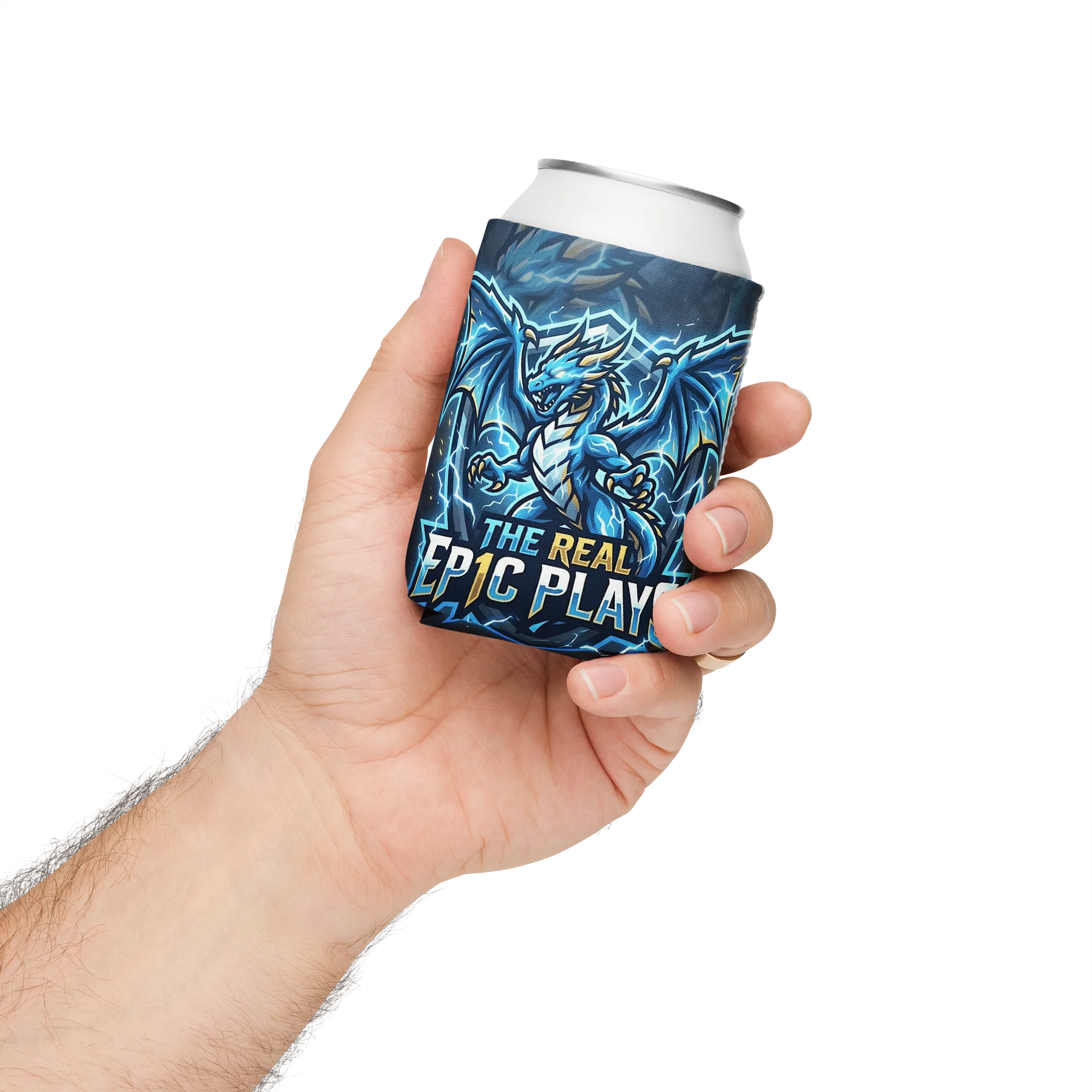 The Real Ep1c Plays “Thunder Dragon” Can Koozie product image (4)