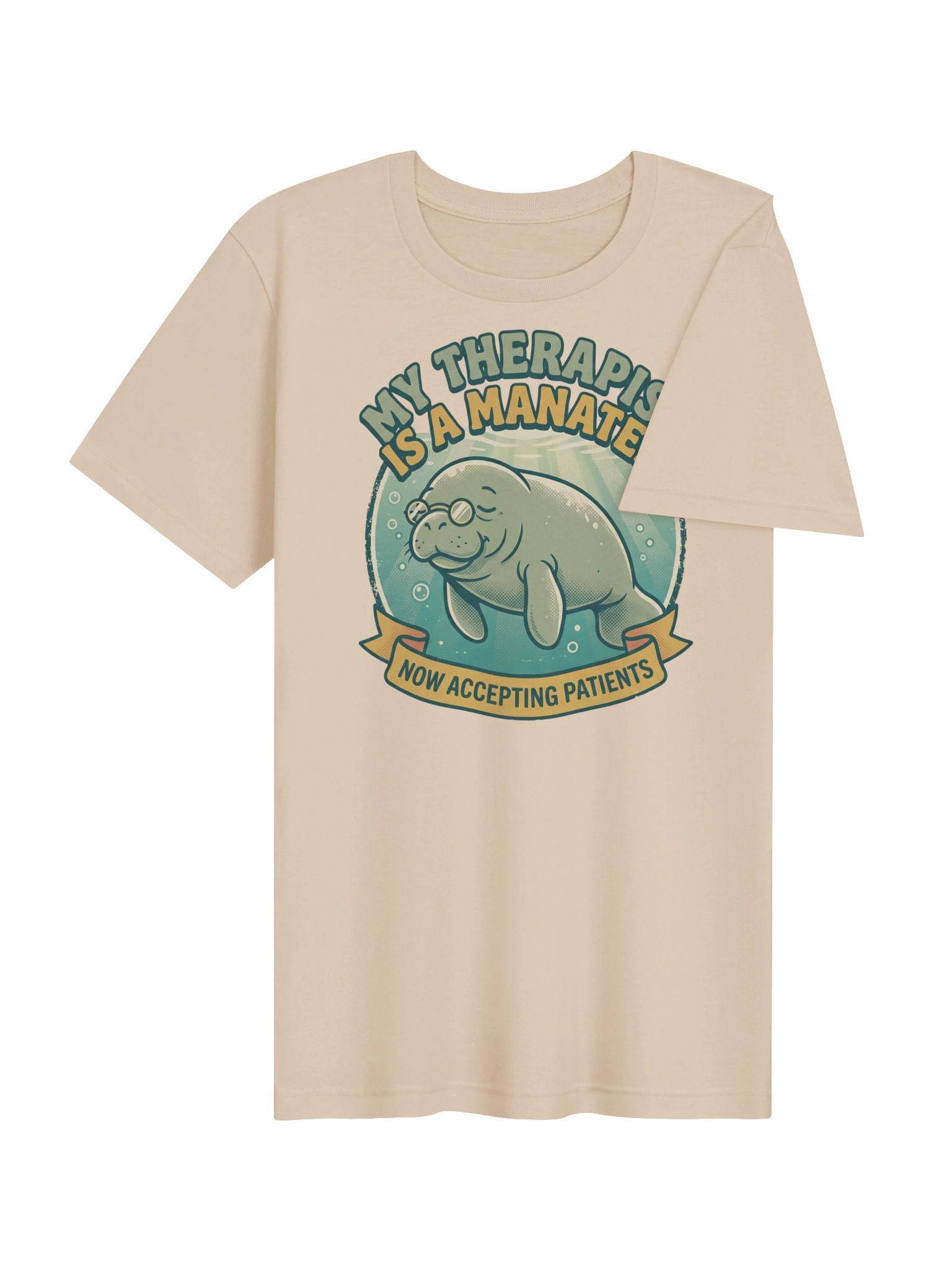 My Therapist Is a Manatee Tee product image (4)