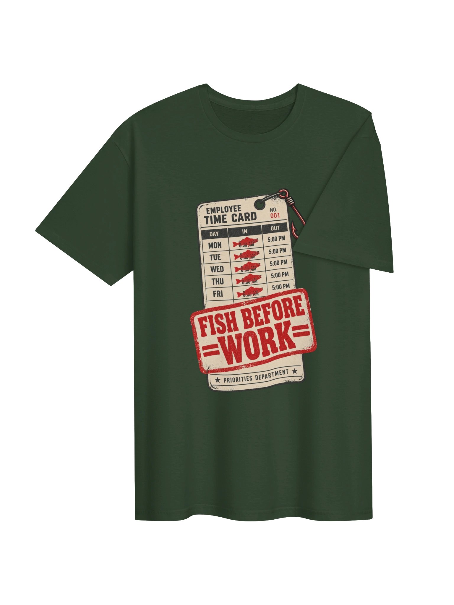 Fish Before Work T-shirt product image (54)