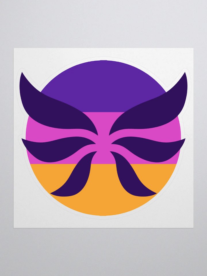 Circle Flag Wings Sticker product image (1)