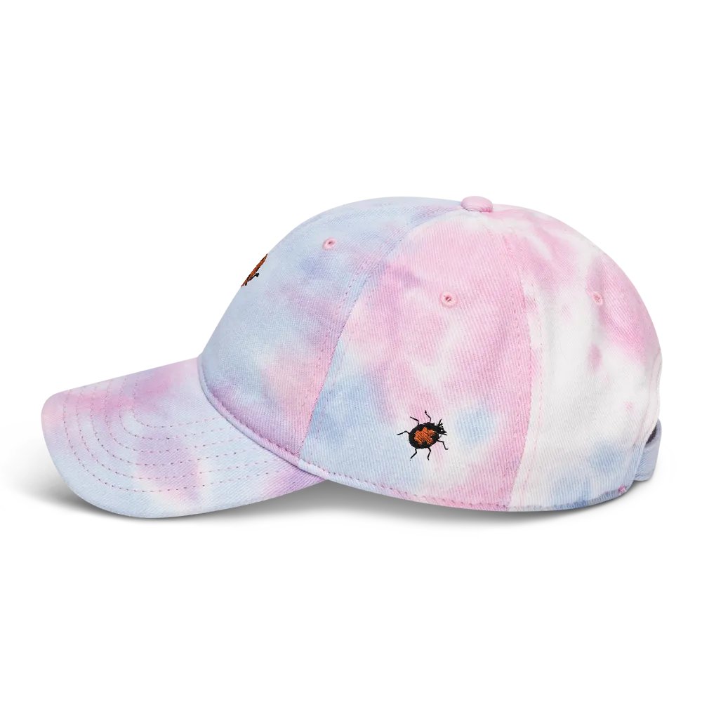 "Ladybug" Embroidered Tie-Dye Hat product image (4)