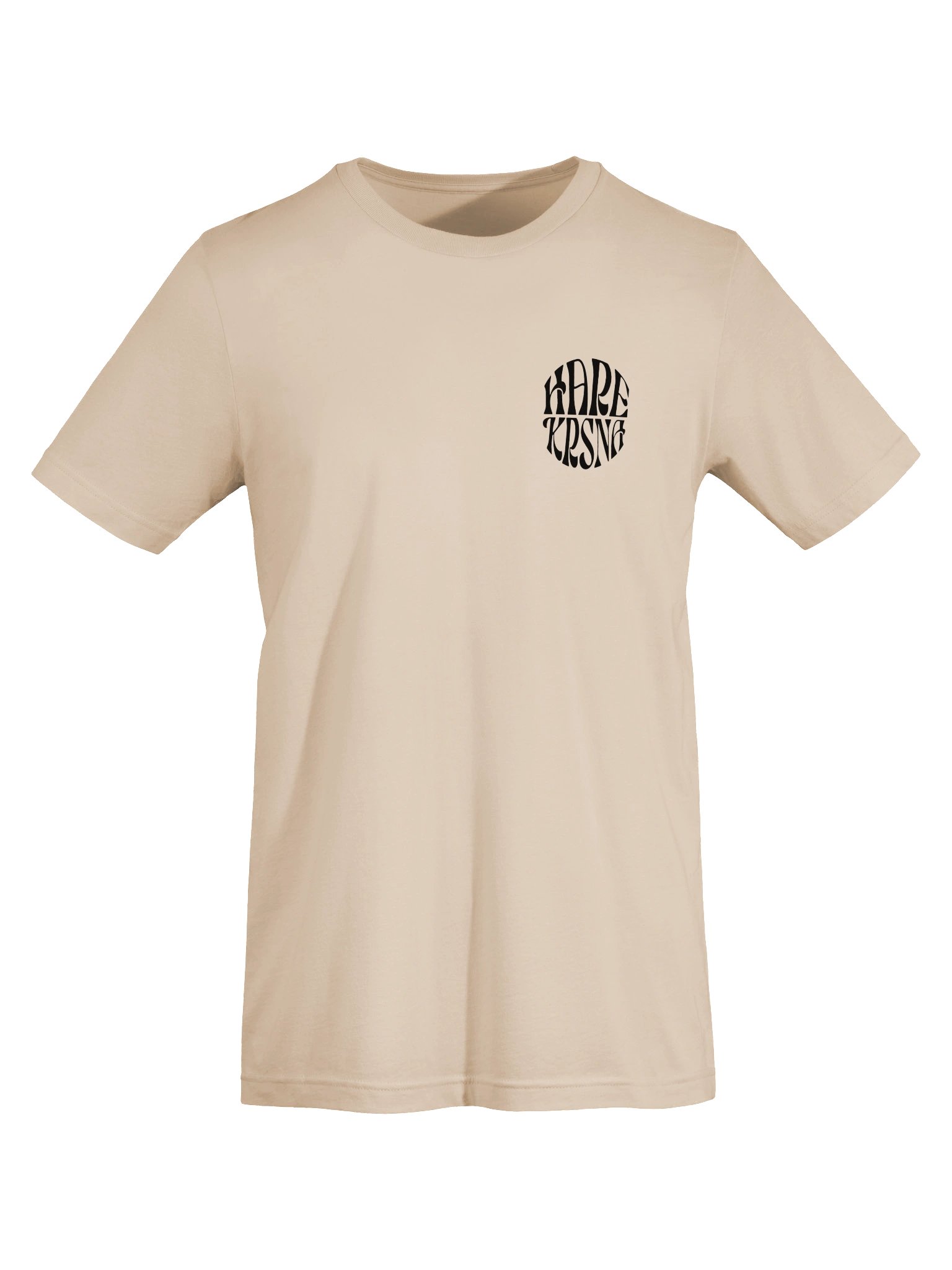 retro 70s hare krsna tee - black artwork product image (5)