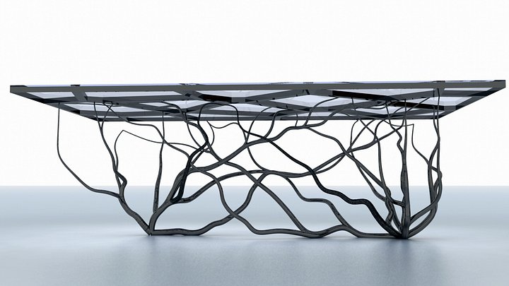 Voronoi Shortest Walk Parametric Furniture Design Grasshopper Rhino Files Download product image (2)