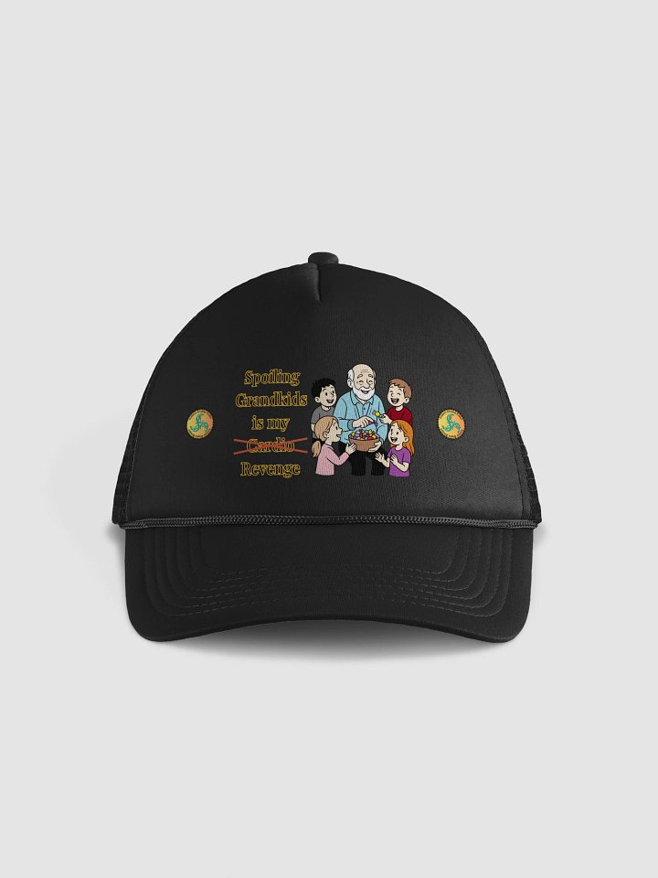 Spoiling Grandkids is my Cardio (Male) Valucap Foam Trucker Hat product image (9)