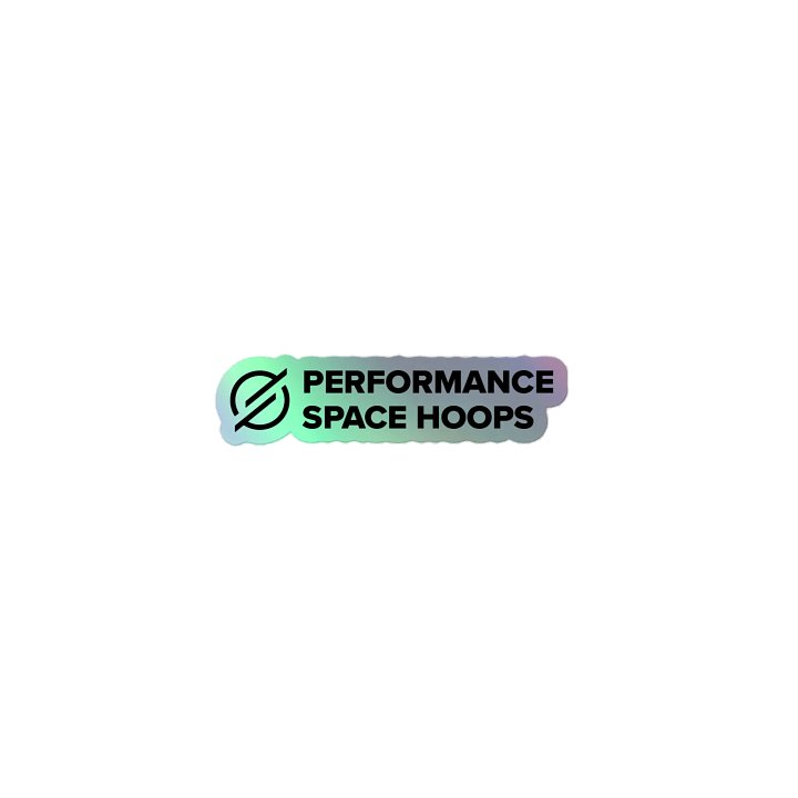 Performance Space Hoops Kiss-Cut Holographic Sticker Sheet product image (1)