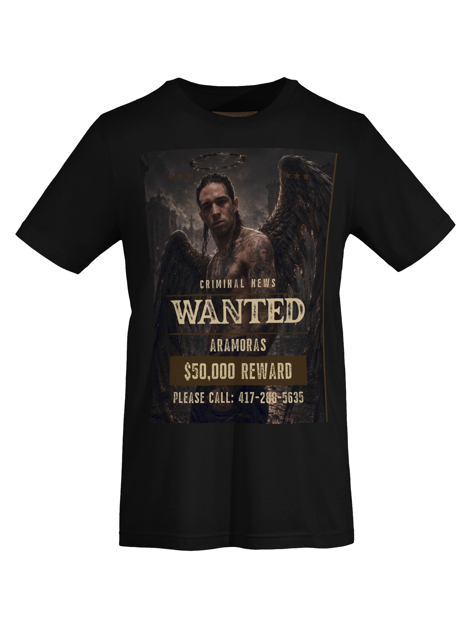 Aramoras Wanted Poster Tee product image (5)