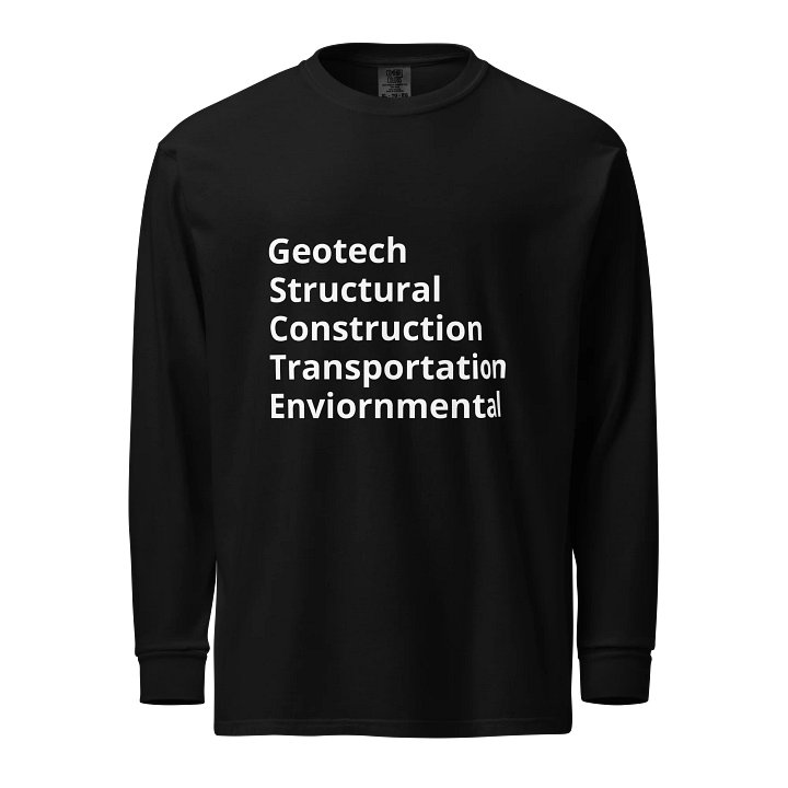 Civil Engineering List, Long Sleeve product image (1)