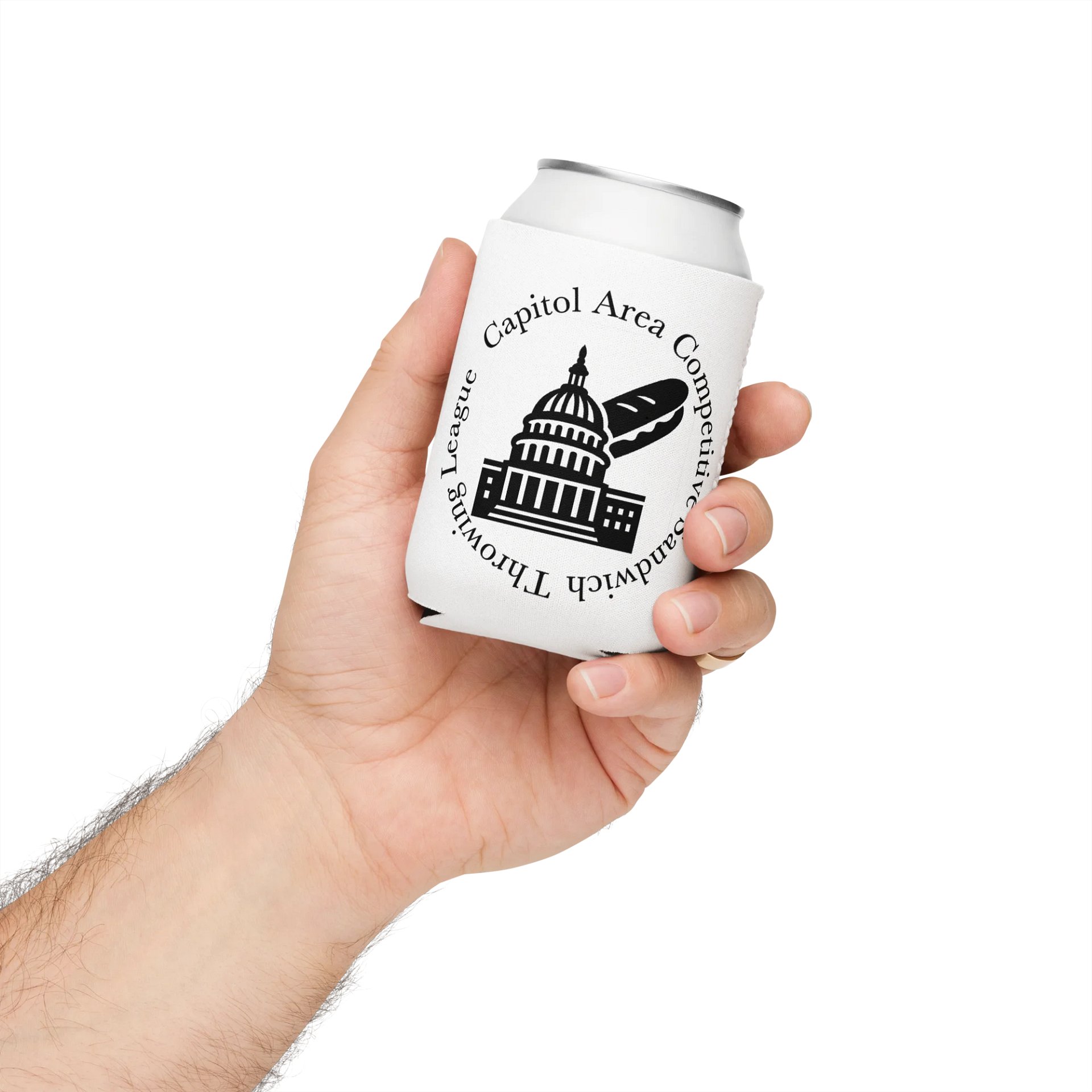 DC Sandwich Thrower Coozie product image (3)