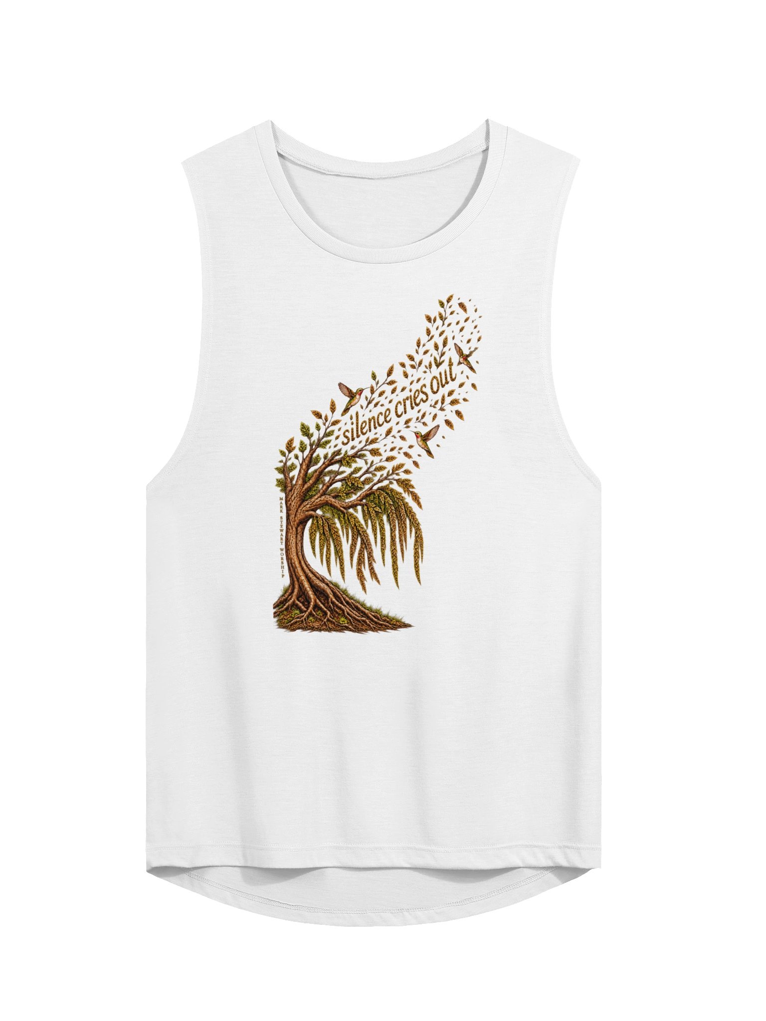 White Muscle Tank for Women product image (1)