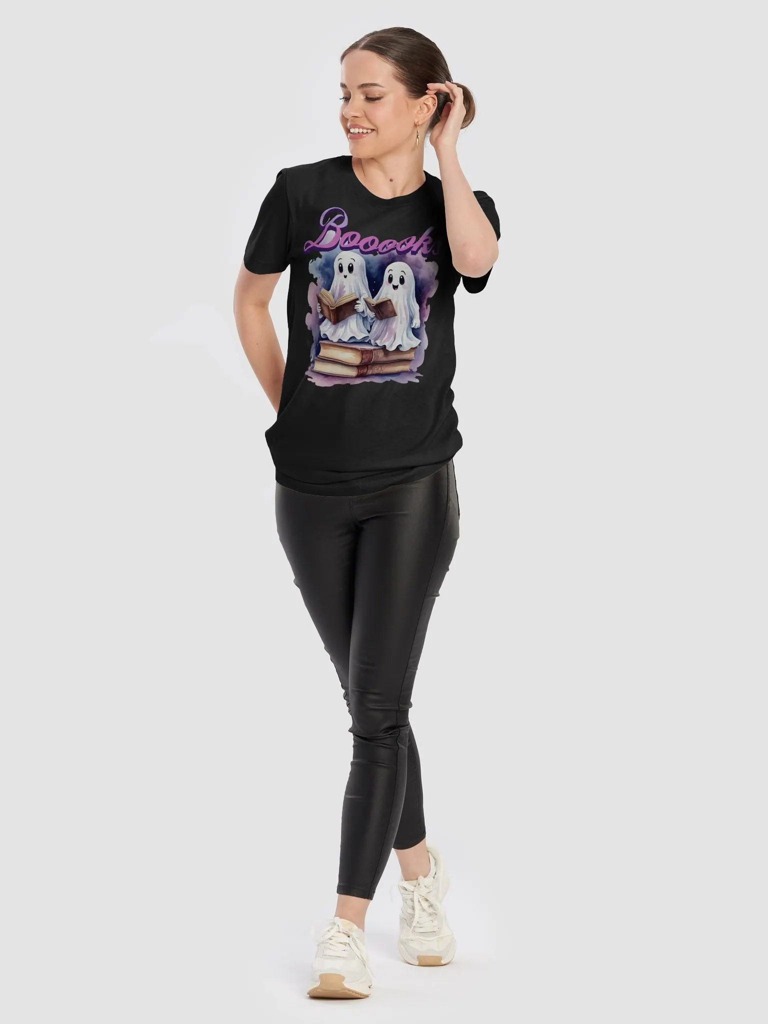 Spooky Reads Ghost T-Shirt product image (10)