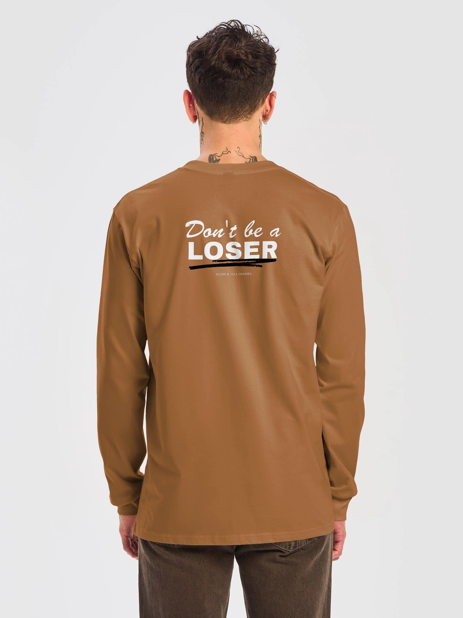 unisex cotton long seeve (camel) product image (6)