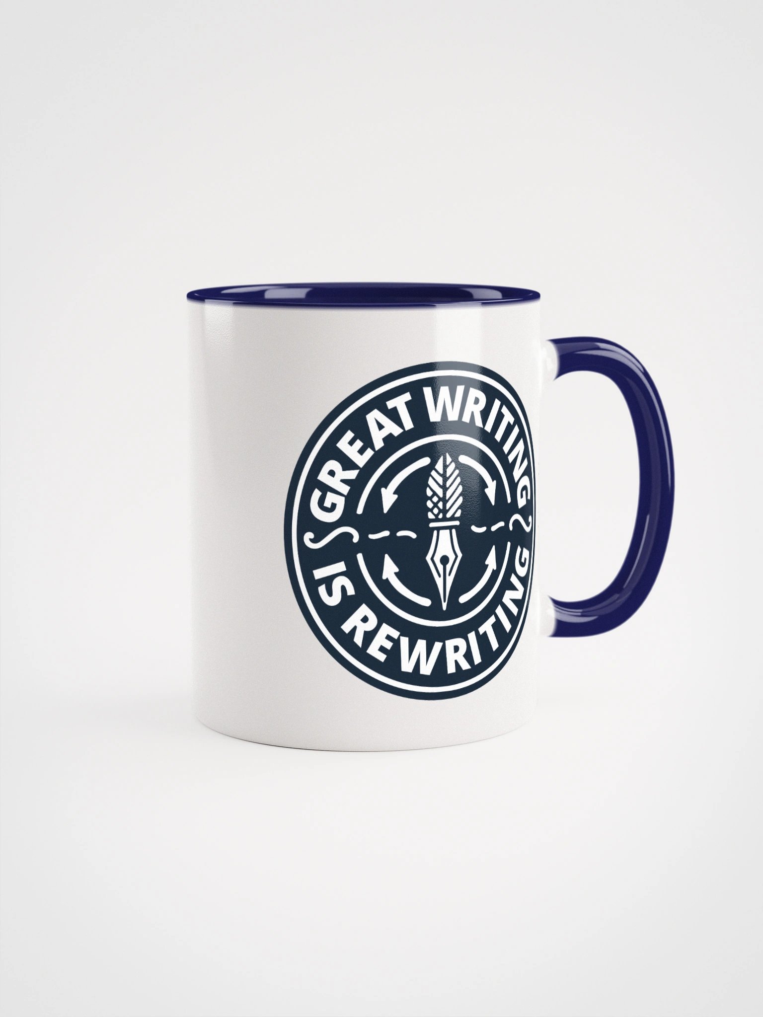 Great Writing Is Rewriting—Ceramic Mug with Color Inside (11 & 15oz) product image (10)