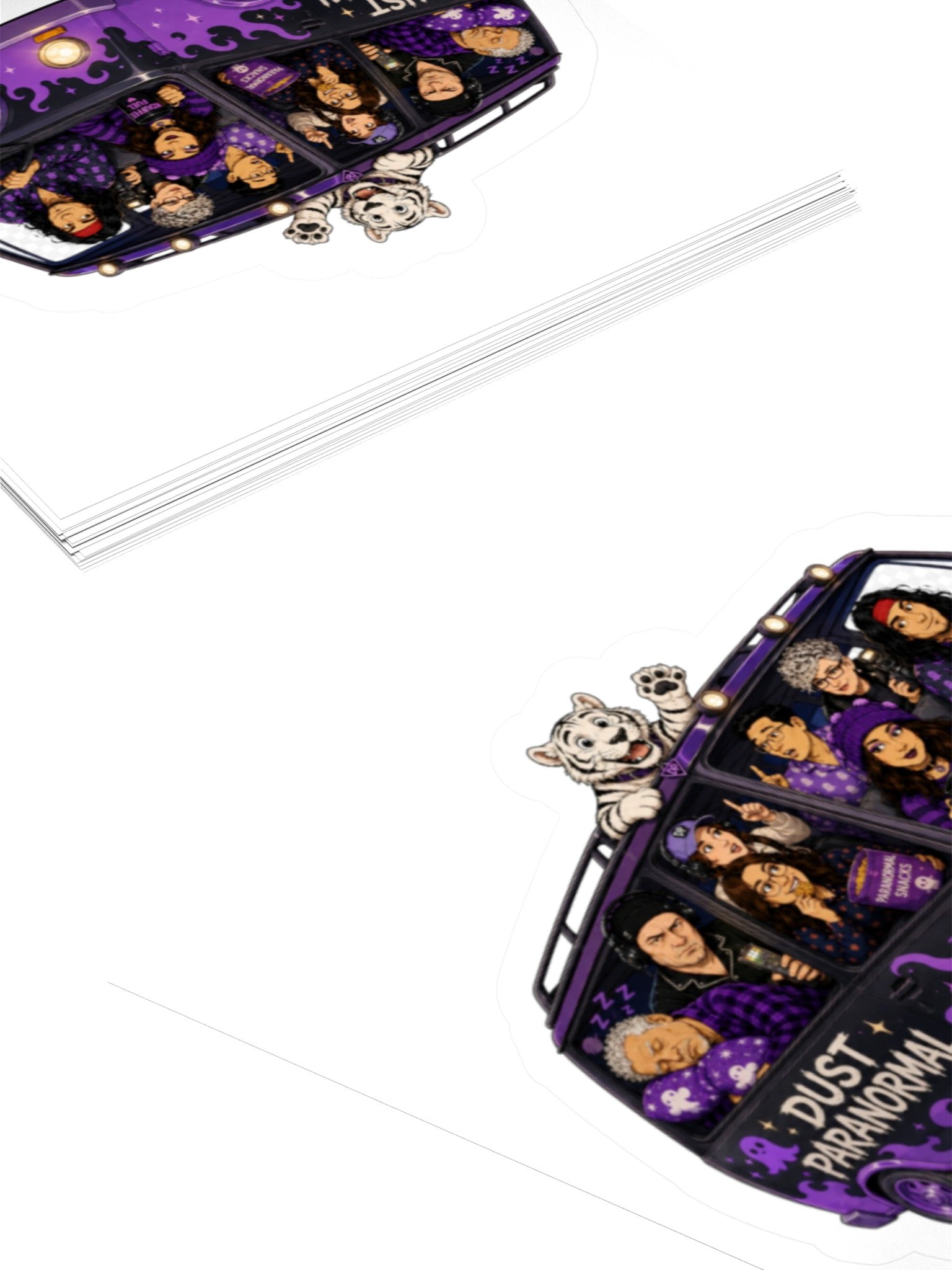 Dusty Cord VC Gang 3" x 3" sticker product image (4)