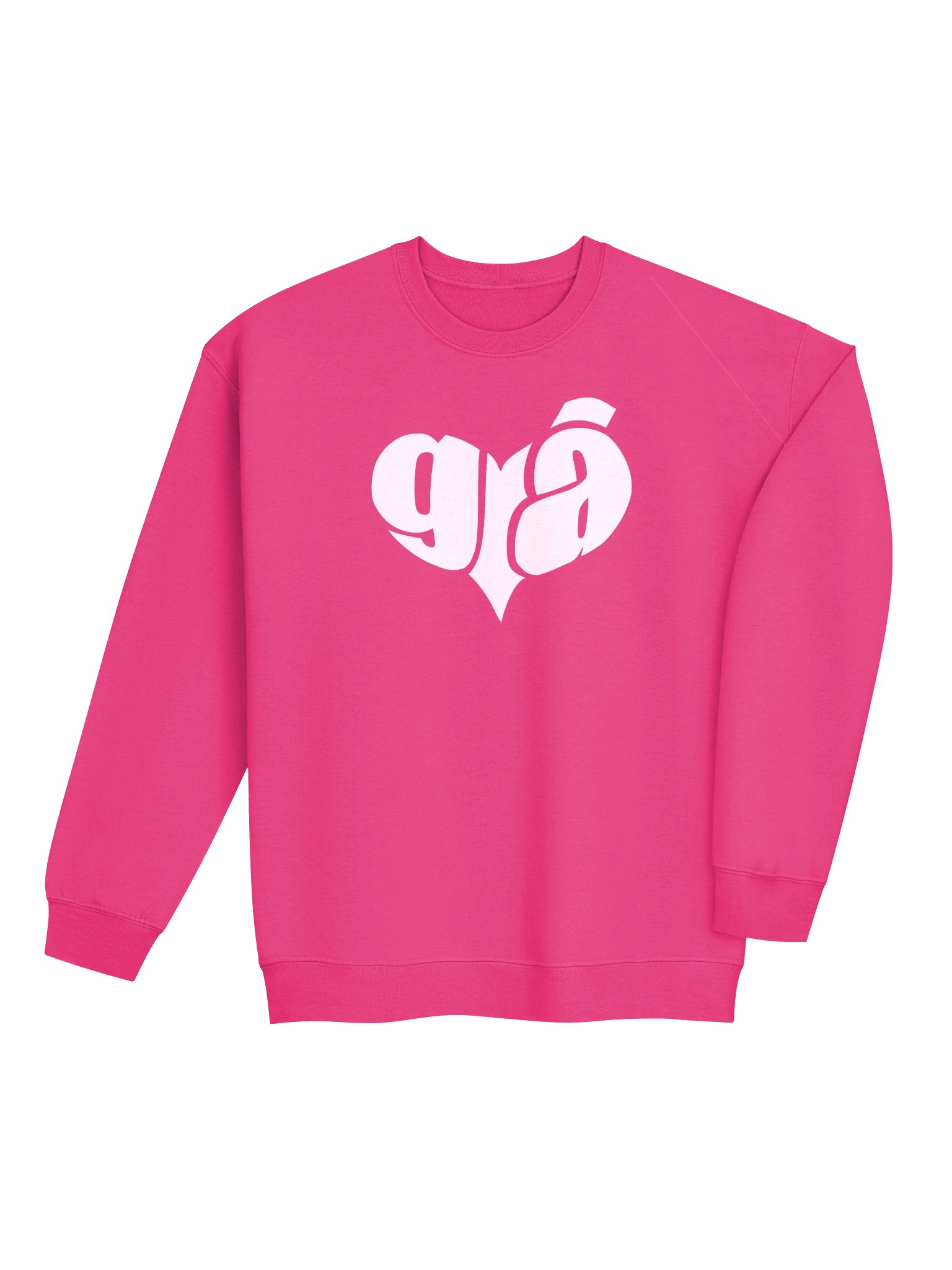 Grá Meaning Love 🩷 Classic Crewneck Sweatshirt in Irish / Gaeilge / Gaelic product image (4)