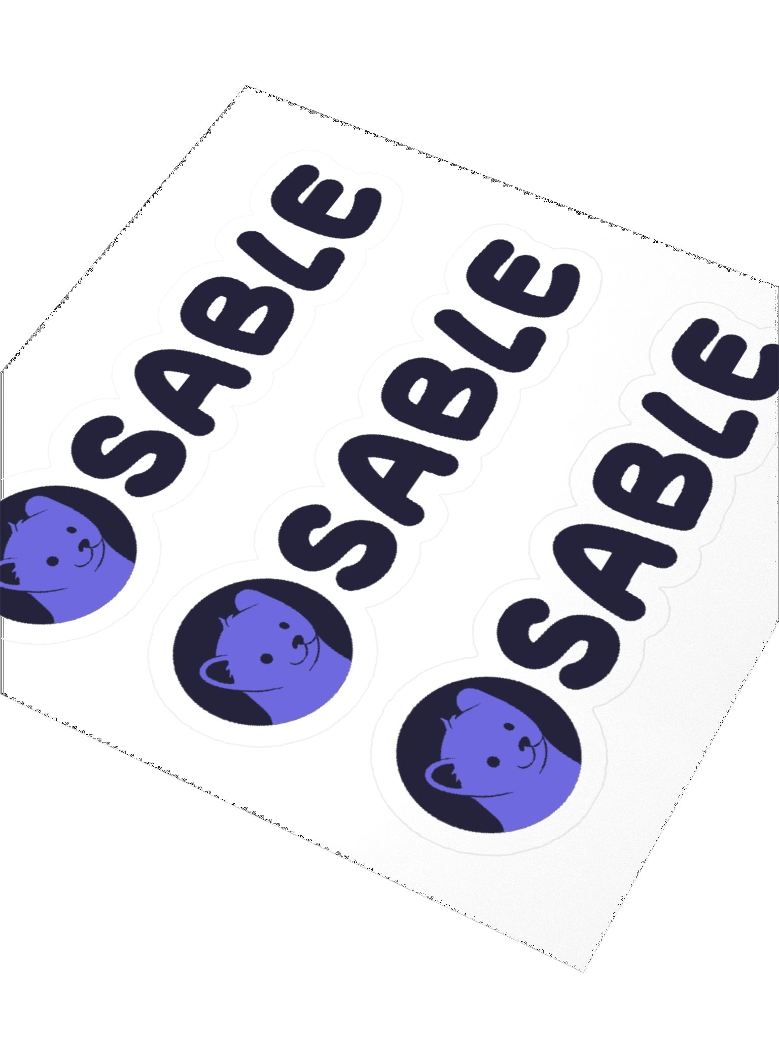Sable Kiss Cut Stickers product image (12)