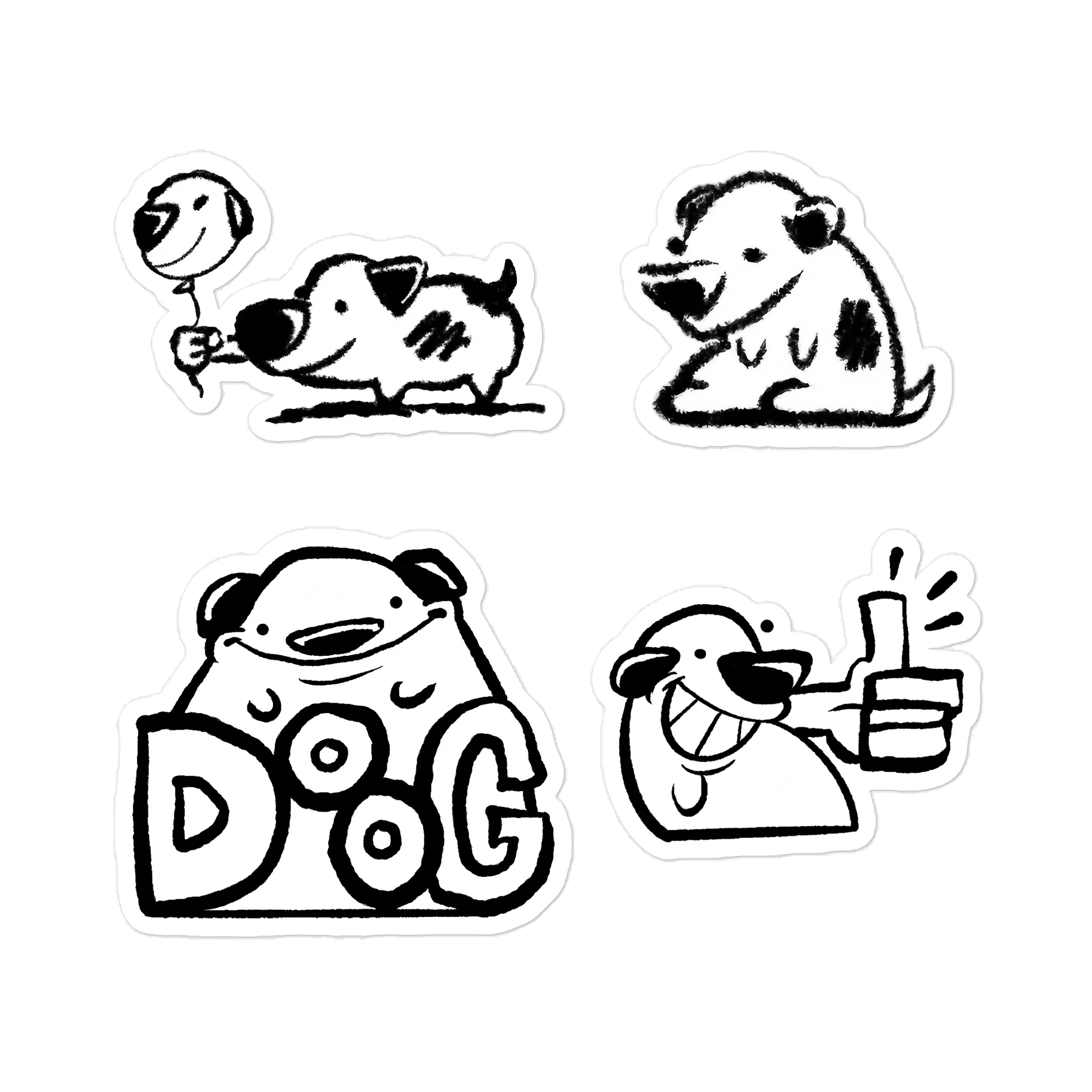 Doog Vinyl Diecut Sticker Sheet product image (1)