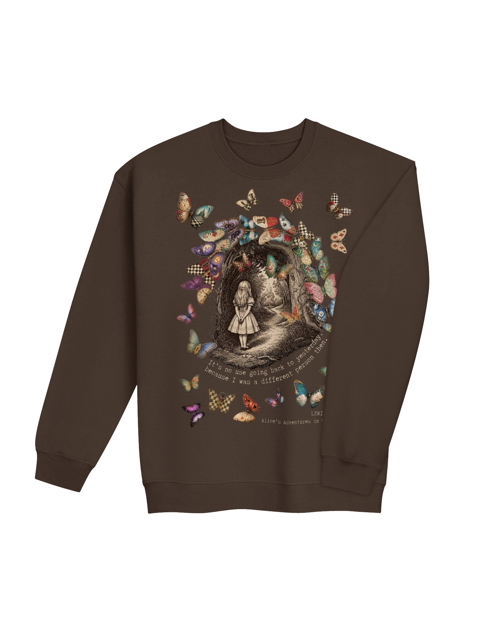 Alice in Wonderland Butterfly Quote Sweatshirt product image (5)