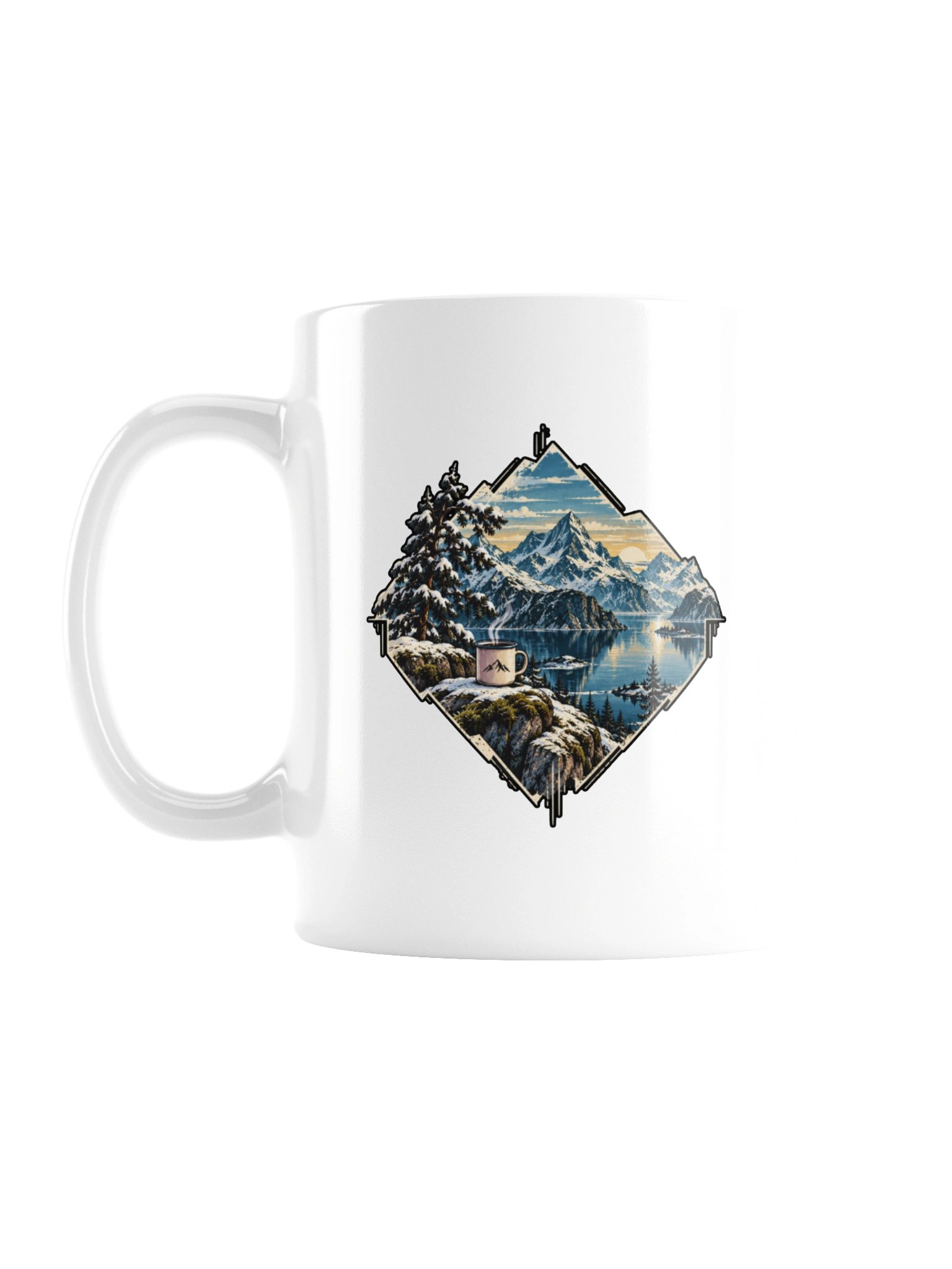 Winter Wilderness – Coffee & Snow Mug product image (2)