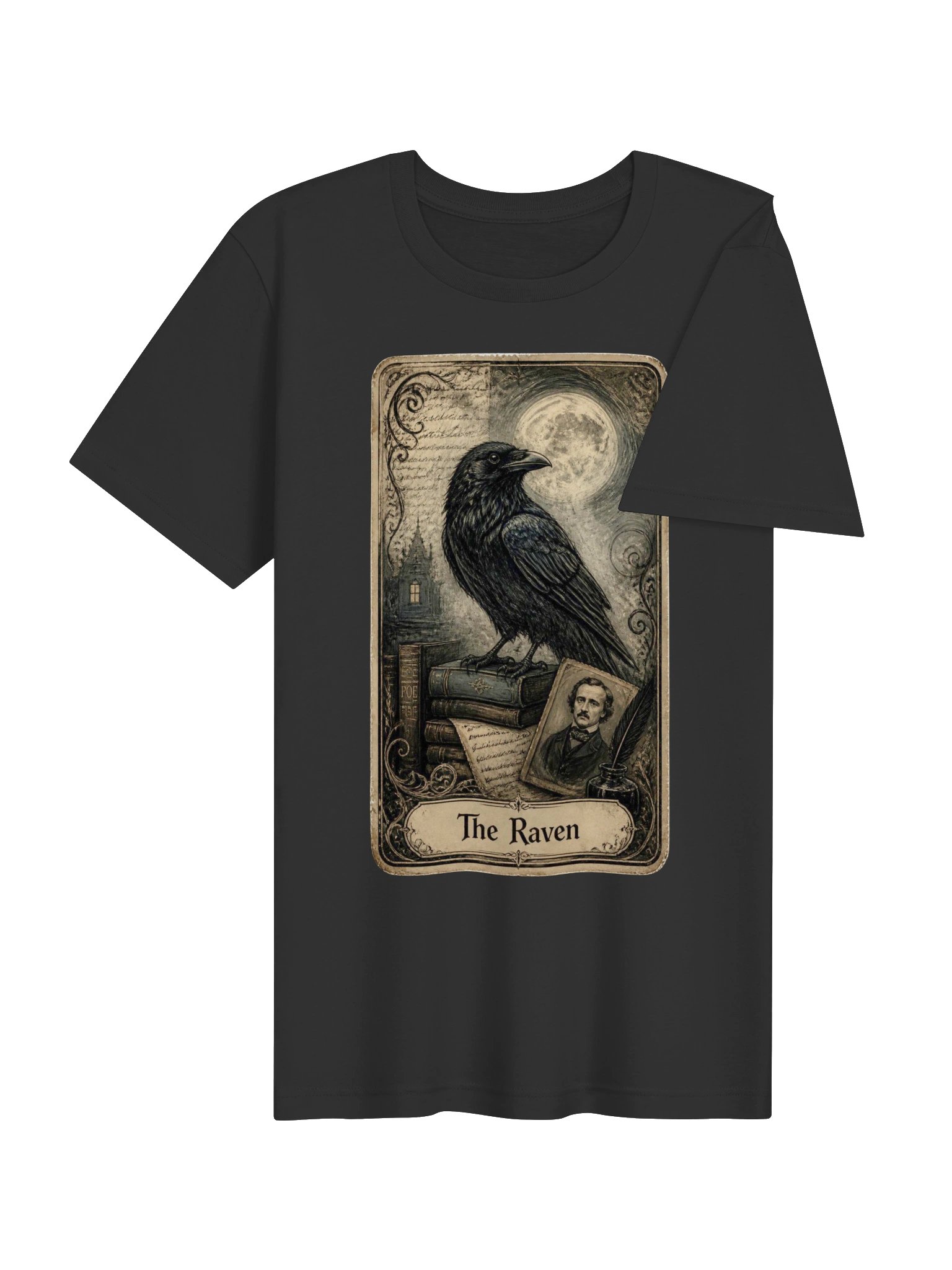 Edgar Allan Poe Tarot Shirt, The Raven Tee product image (5)