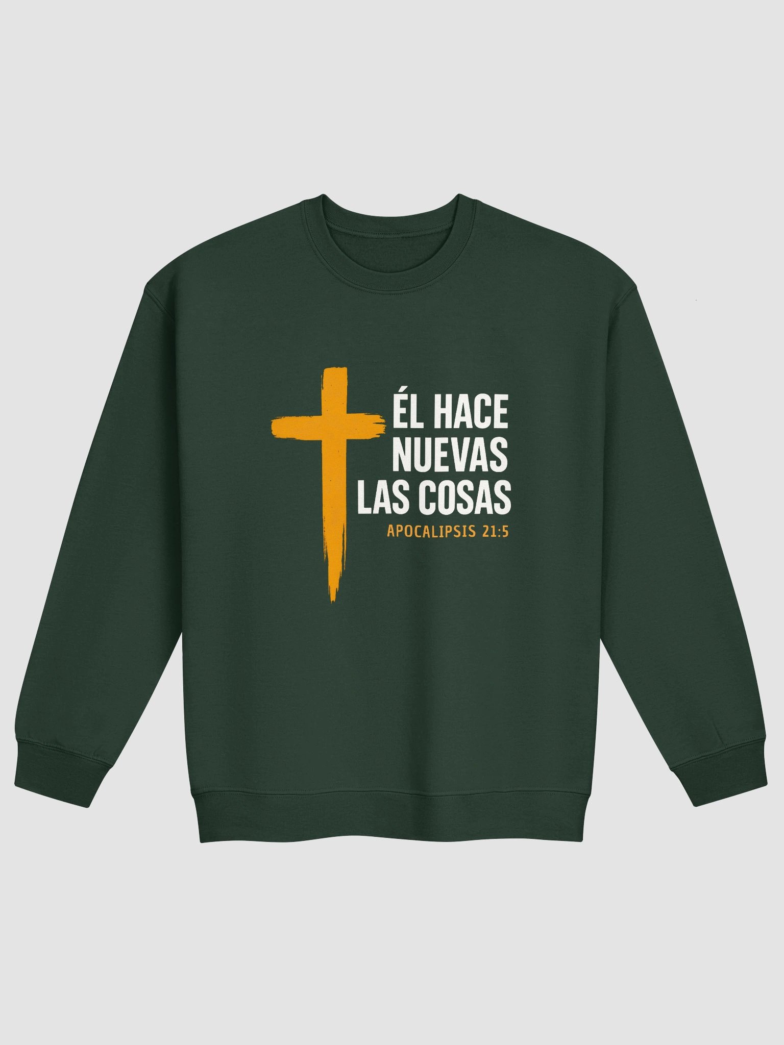 Sudadera Unisex Cuello Redondo | Él hace nuevas las cosas product image (1)