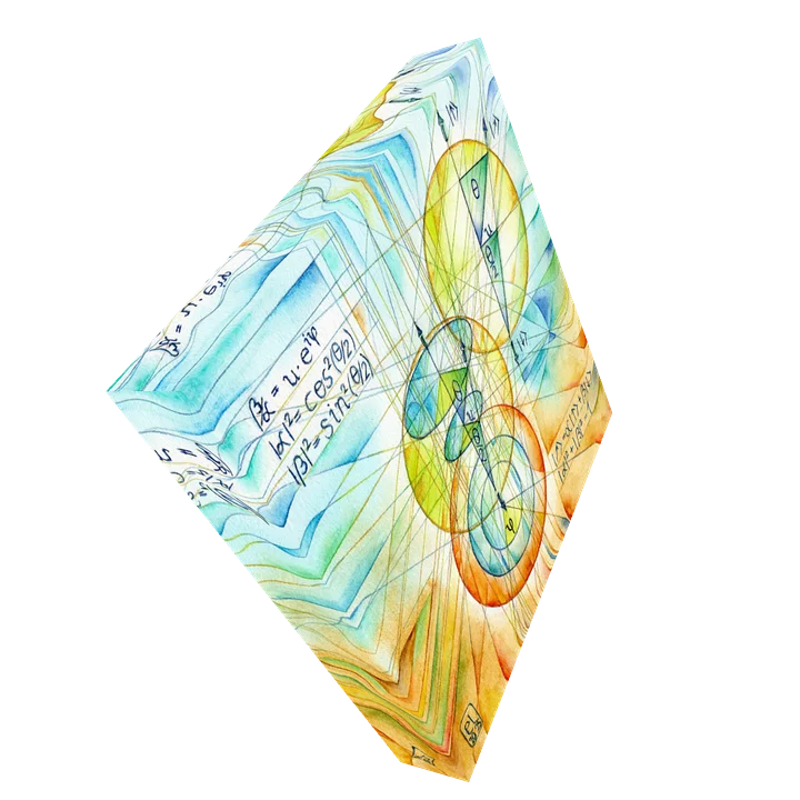 Spinning Projection - Quantum Physics Art Canvas Print product image (2)