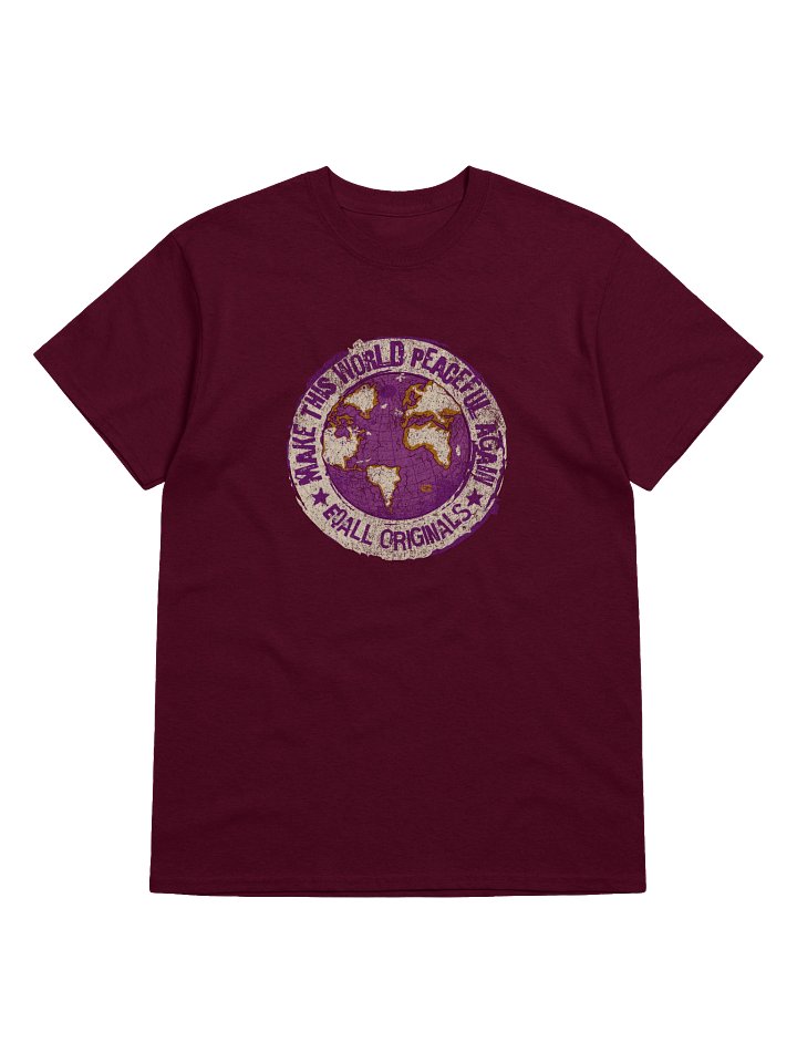 World Peace_EQALL® Originals Unisex Gildan Tee_Grey / Brown / Purple product image (1)