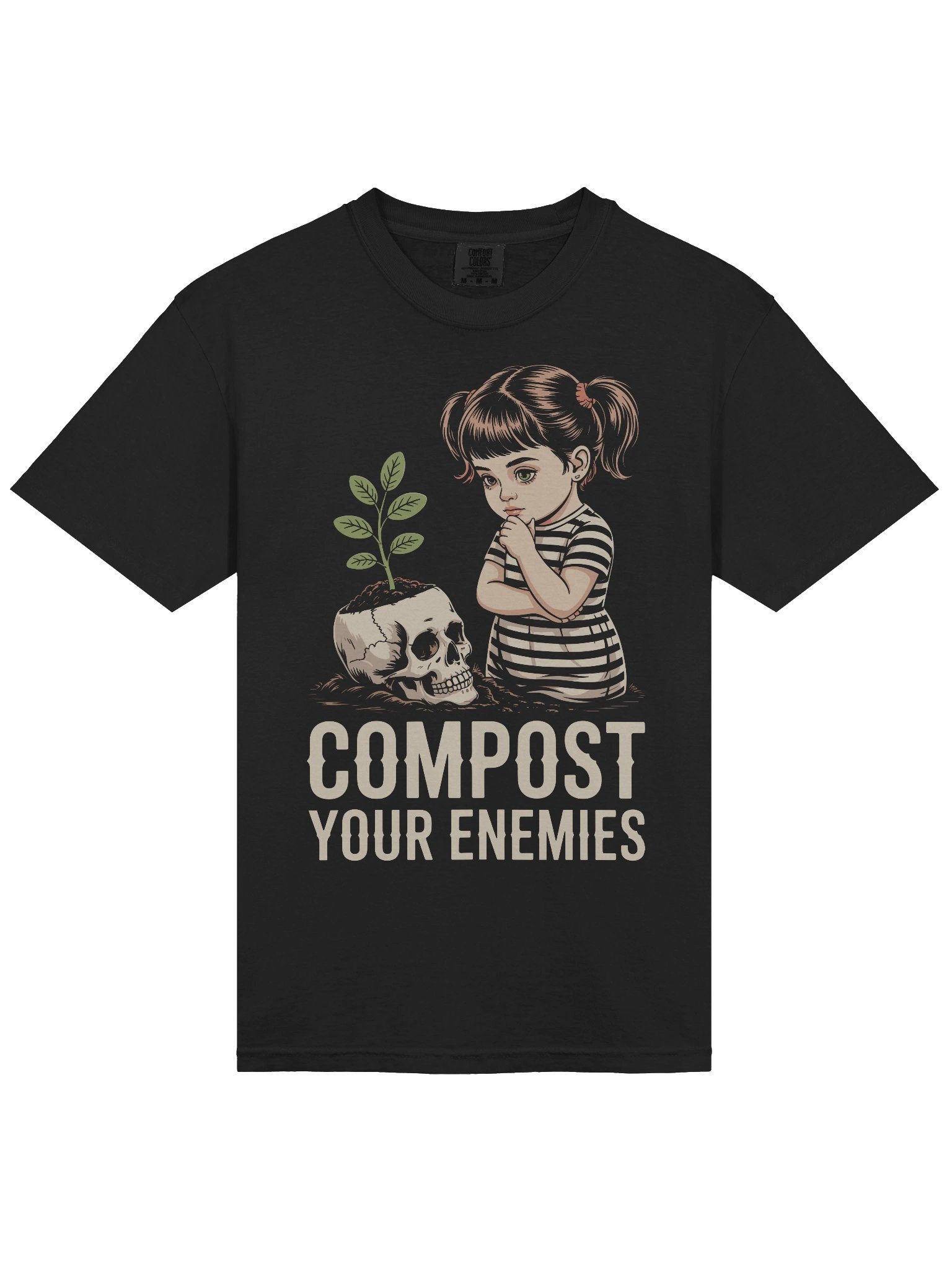 Compost Your Enemies Cartoonish T-Shirt product image (3)