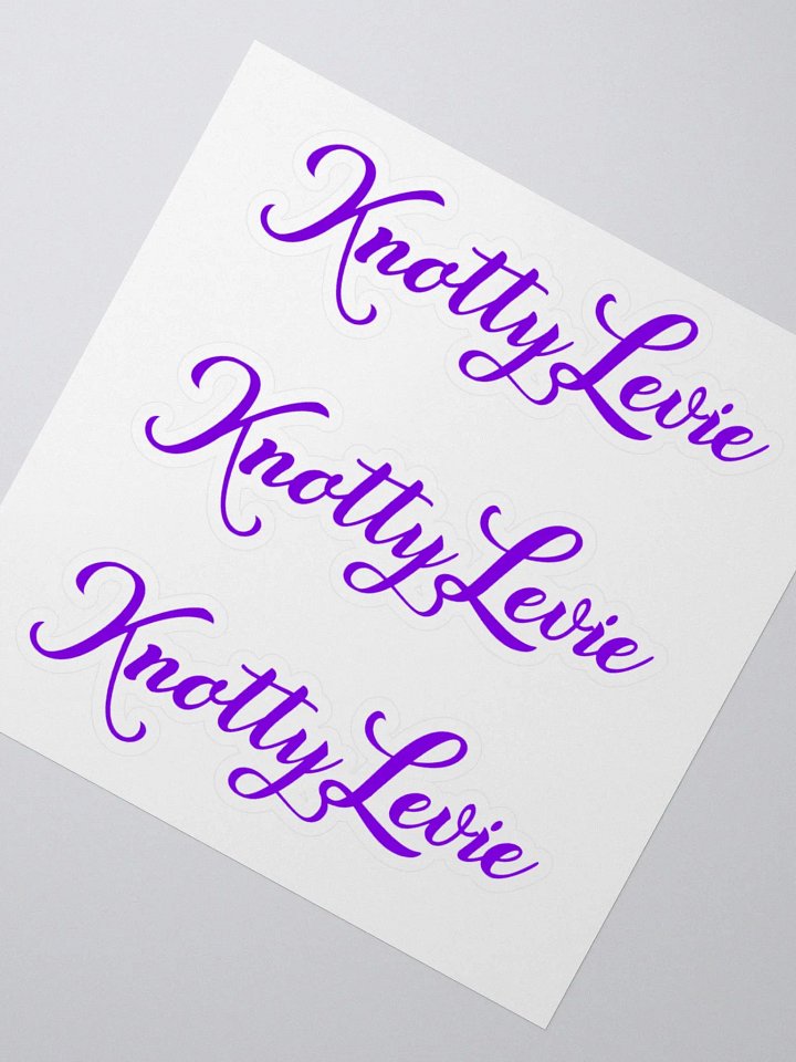 Knotty Levie Stickers product image (2)