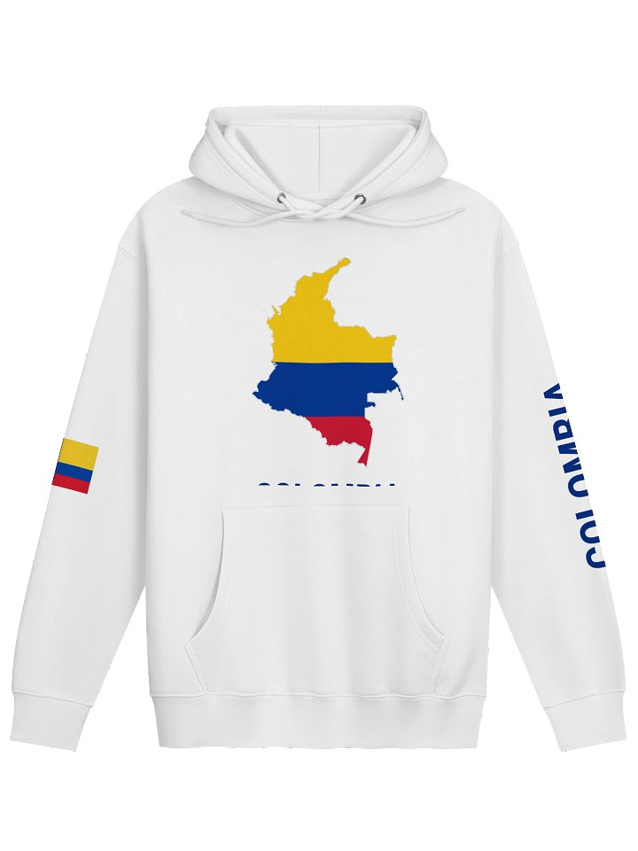 Colombia 2026 World Cup Flag Hoodie - Unisex Hoodie - Premium 3-End Fleece product image (5)