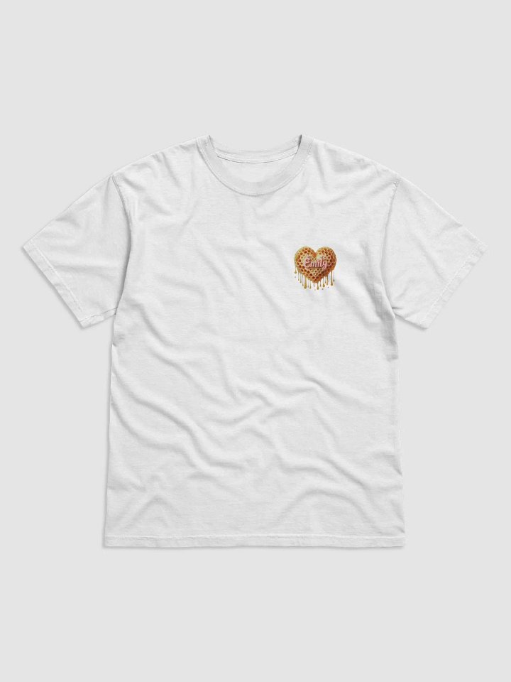 HOT BOX FAM KILLA EMILY DRIPPING HEART WITH LIGHT PINK LETTERS TEE product image (1)