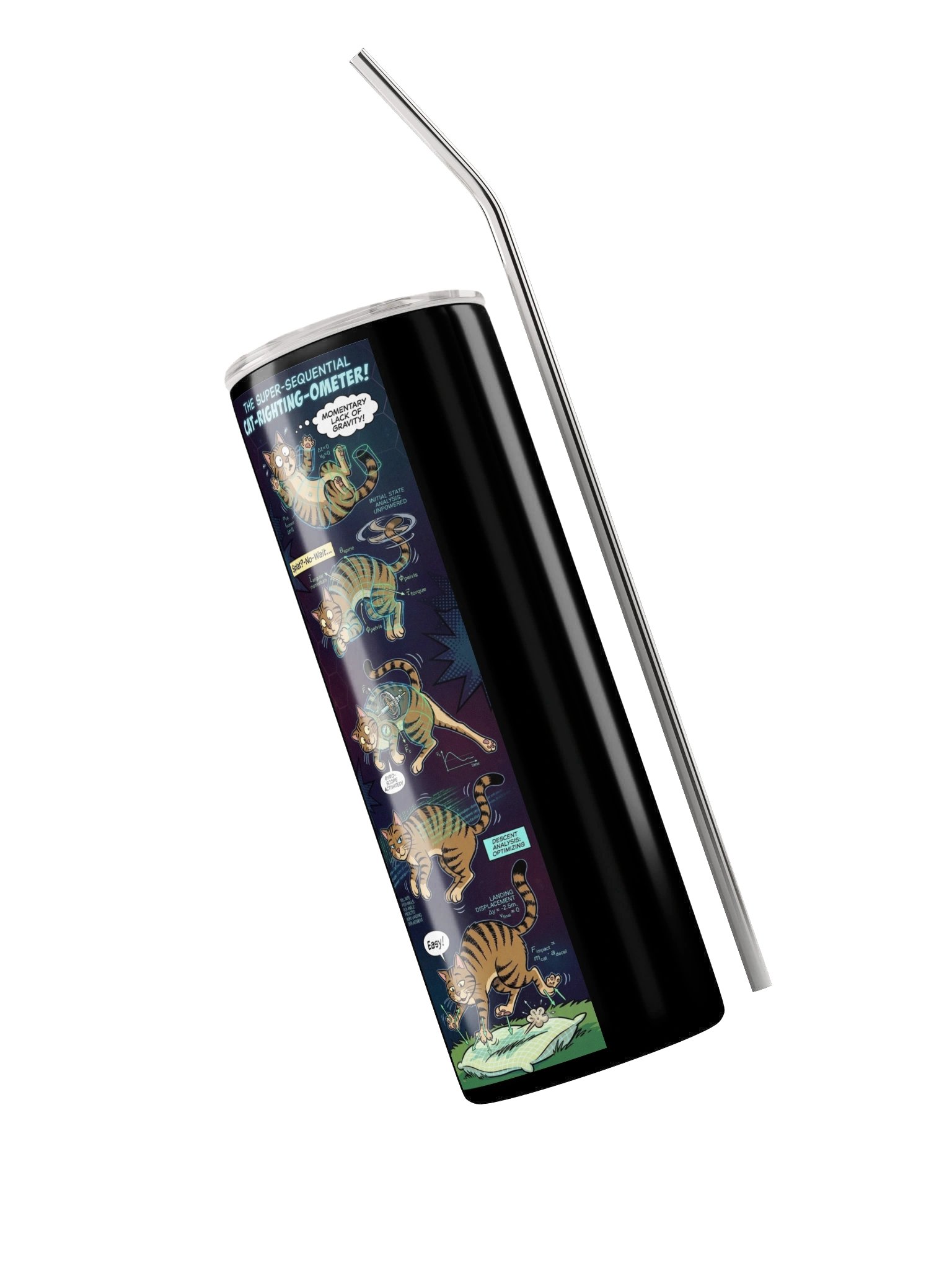 Super-Sequential Cat-Righting-Ometer Tumbler product image (3)