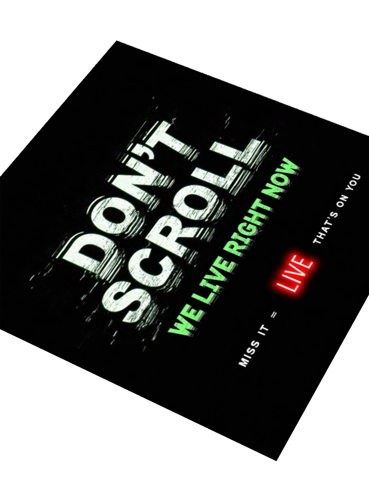 Don’t Scroll Live Sticker product image (3)