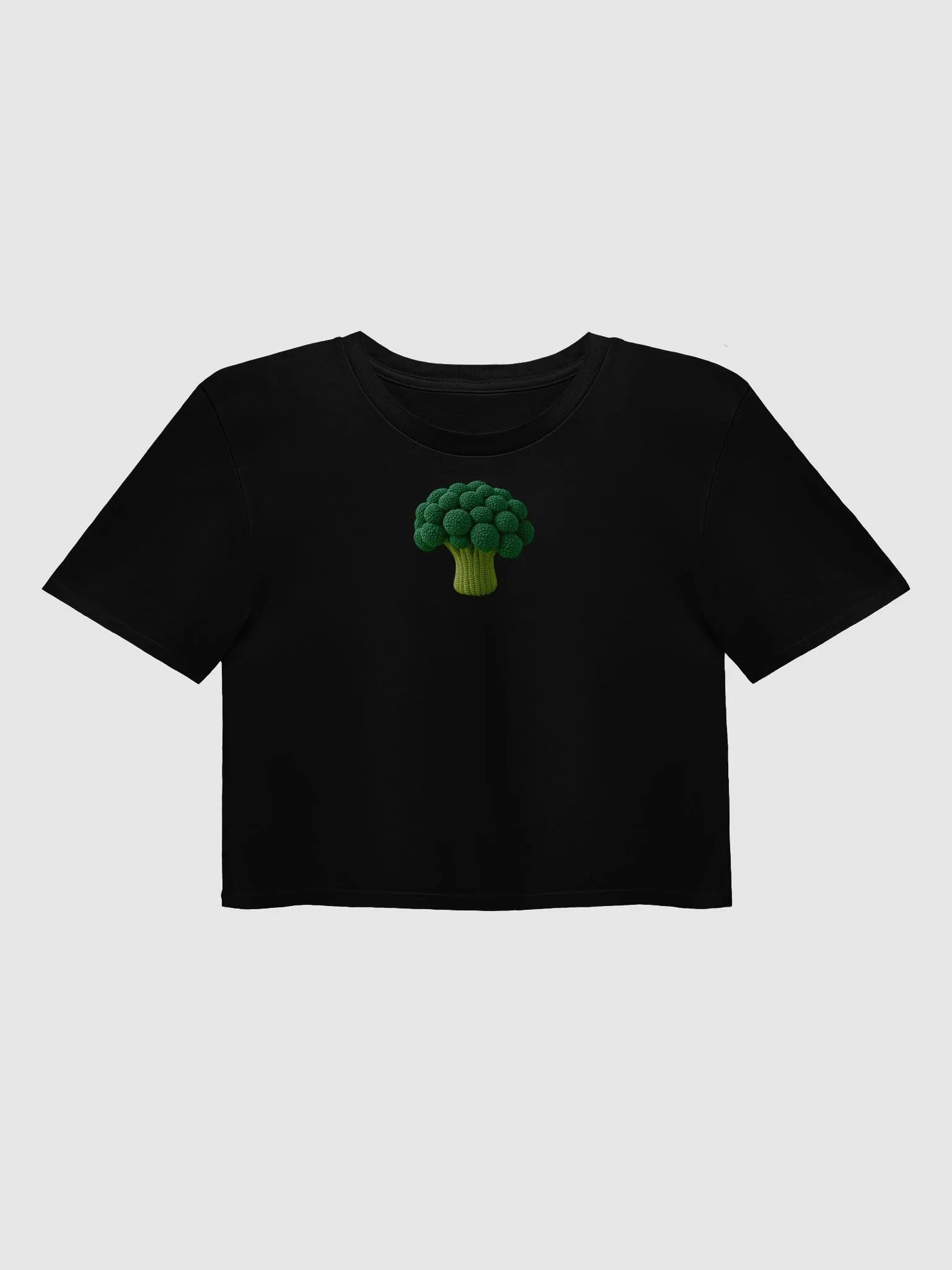 CozyAvocado Women's Premium Broccoli Crop Top #1 product image (1)