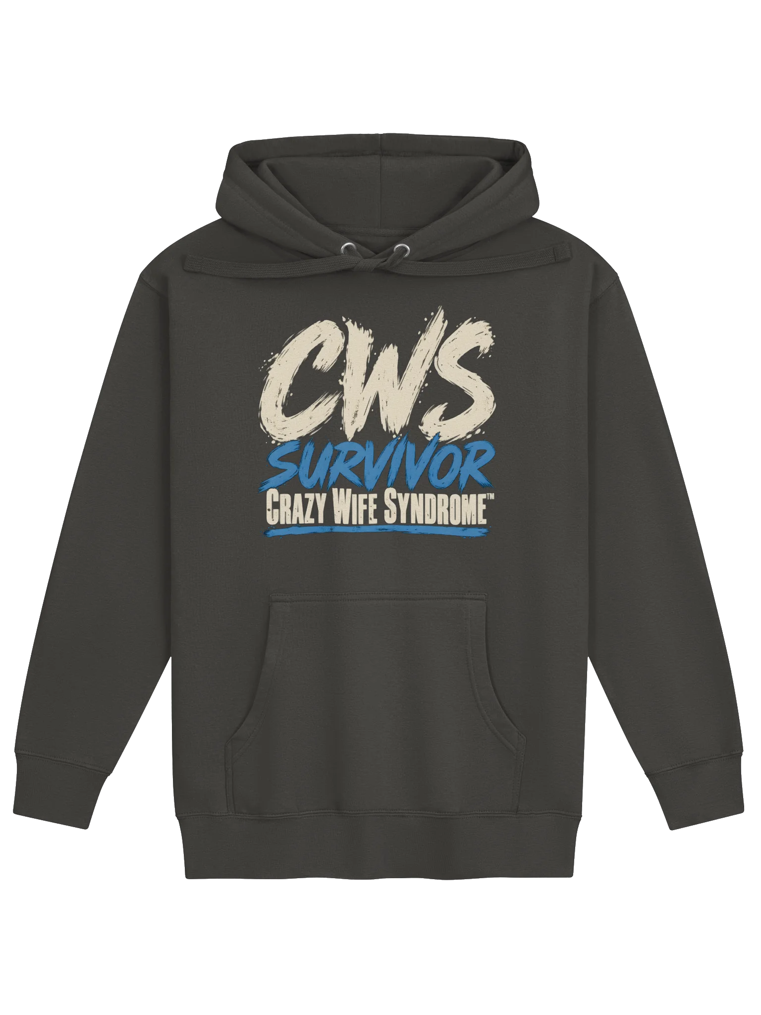 CWS Survivor Hoodie — Crazy Wife Syndrome™ | Vintage Black product image (1)