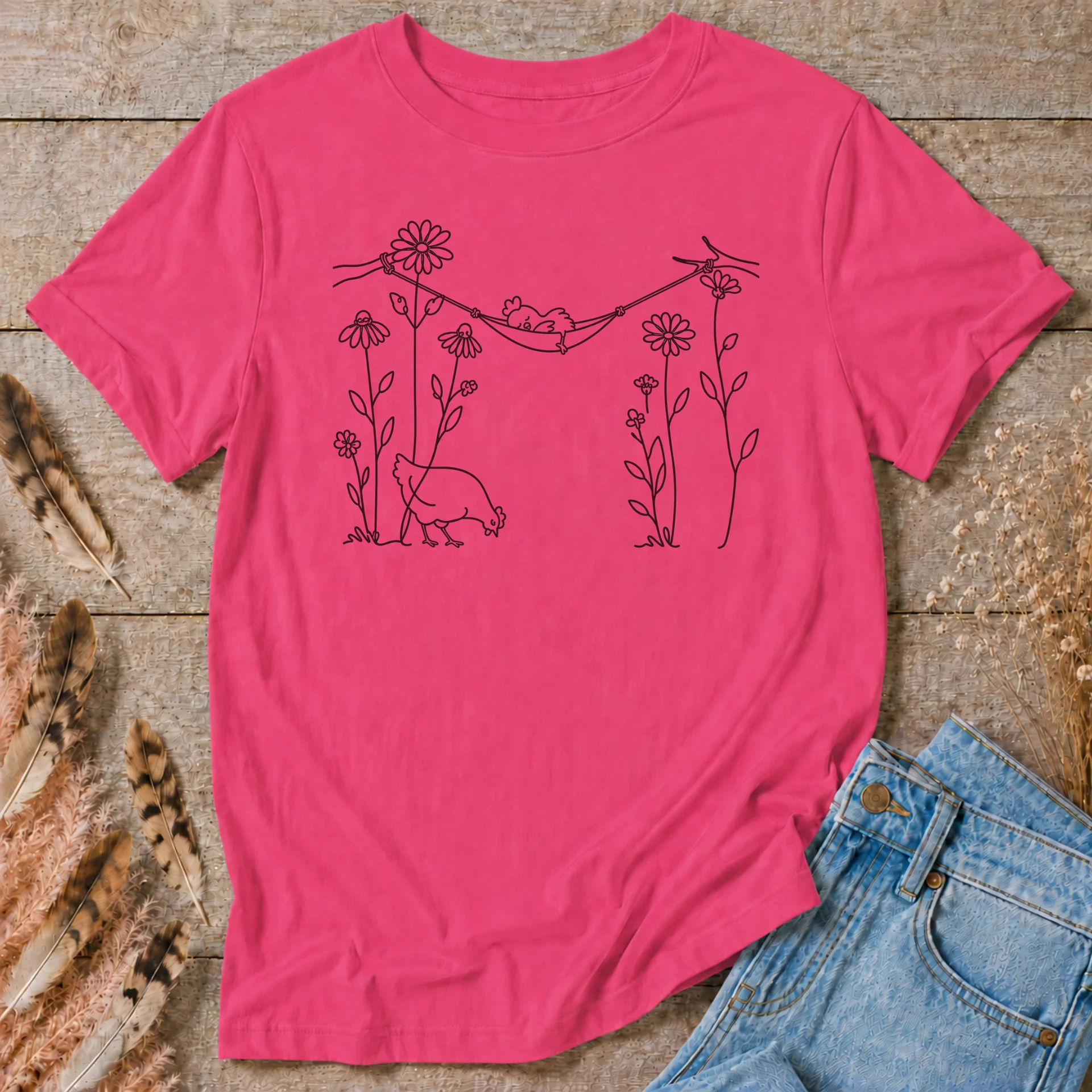 Happy Chickens, Simple Life T-Shirt product image (1)