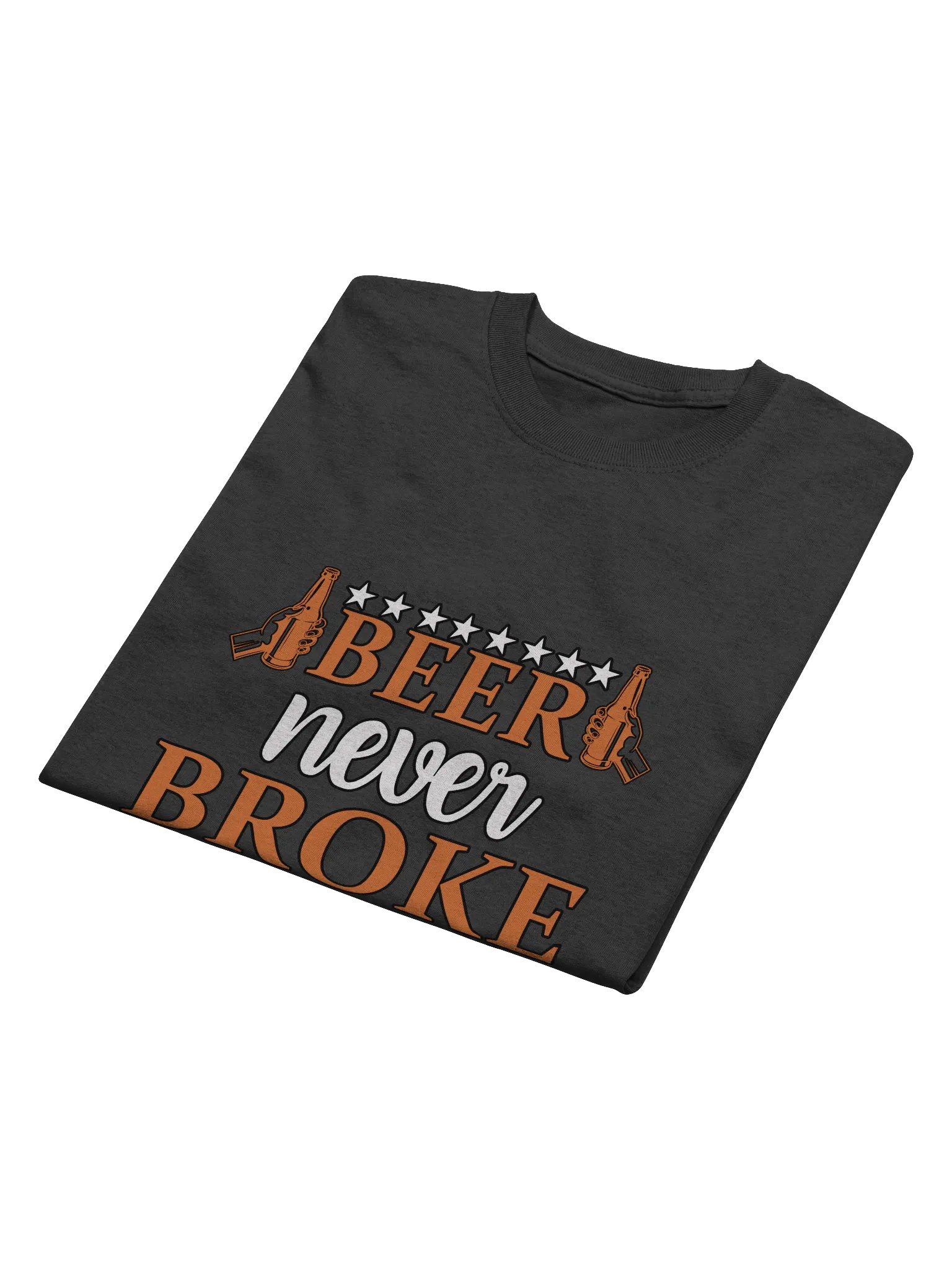Beer never broke my heart T-shirt product image (4)