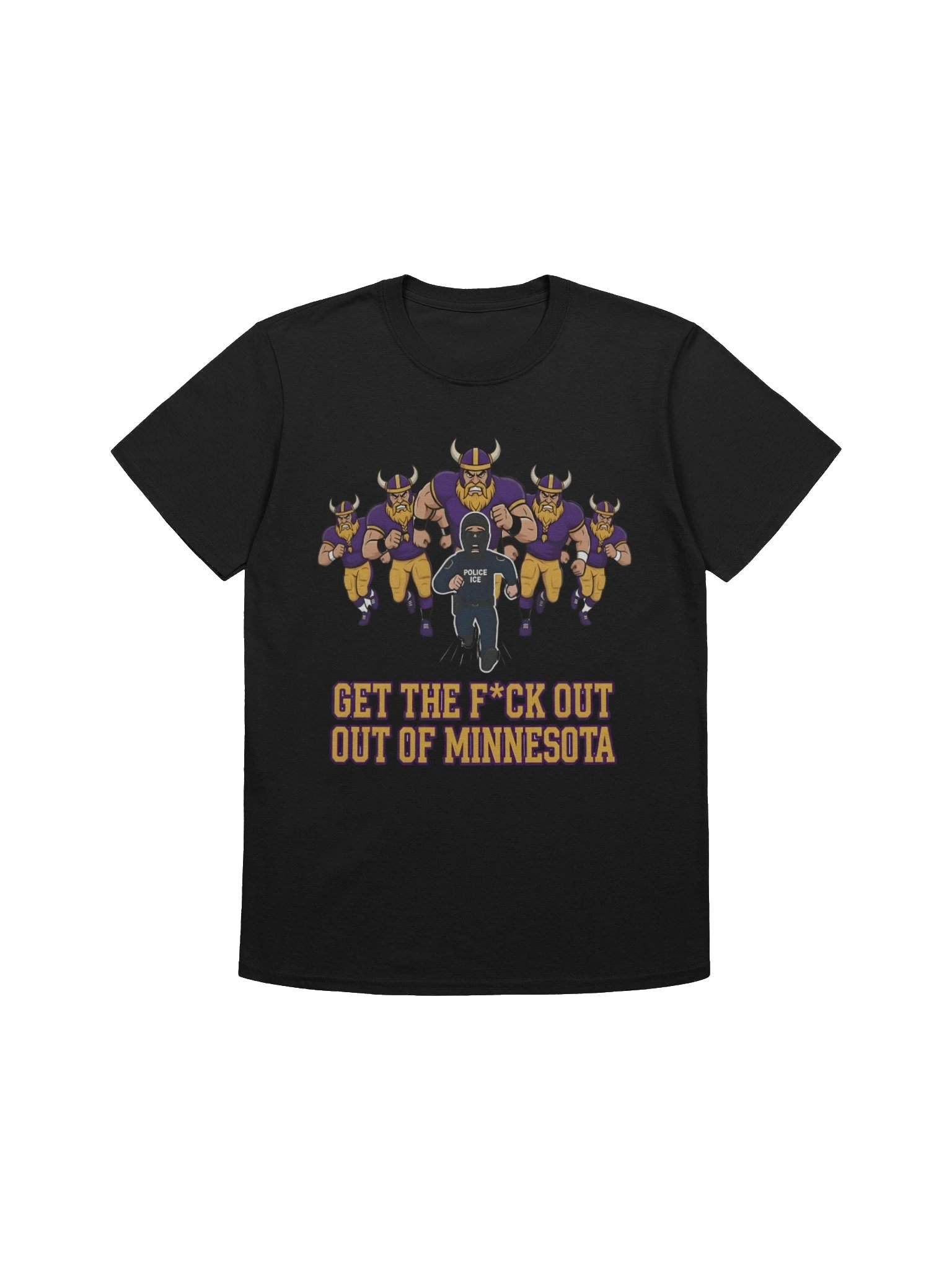 Get Fck Out Of Minnesota Shirt – Viral Anti-ICE Minneapolis Statement Tee product image (1)