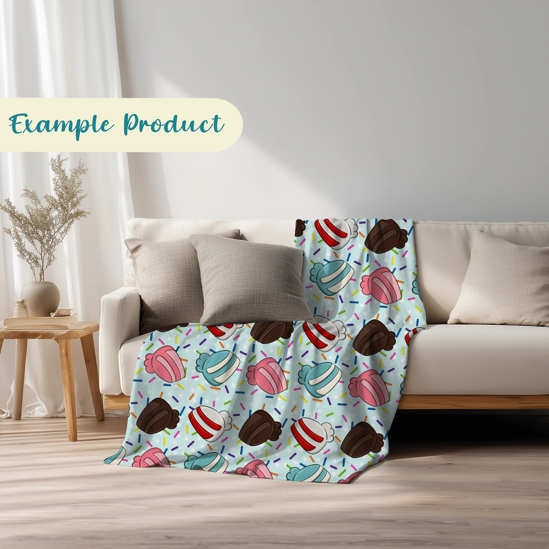 Birthday Cake Slices Seamless Pattern product image (3)